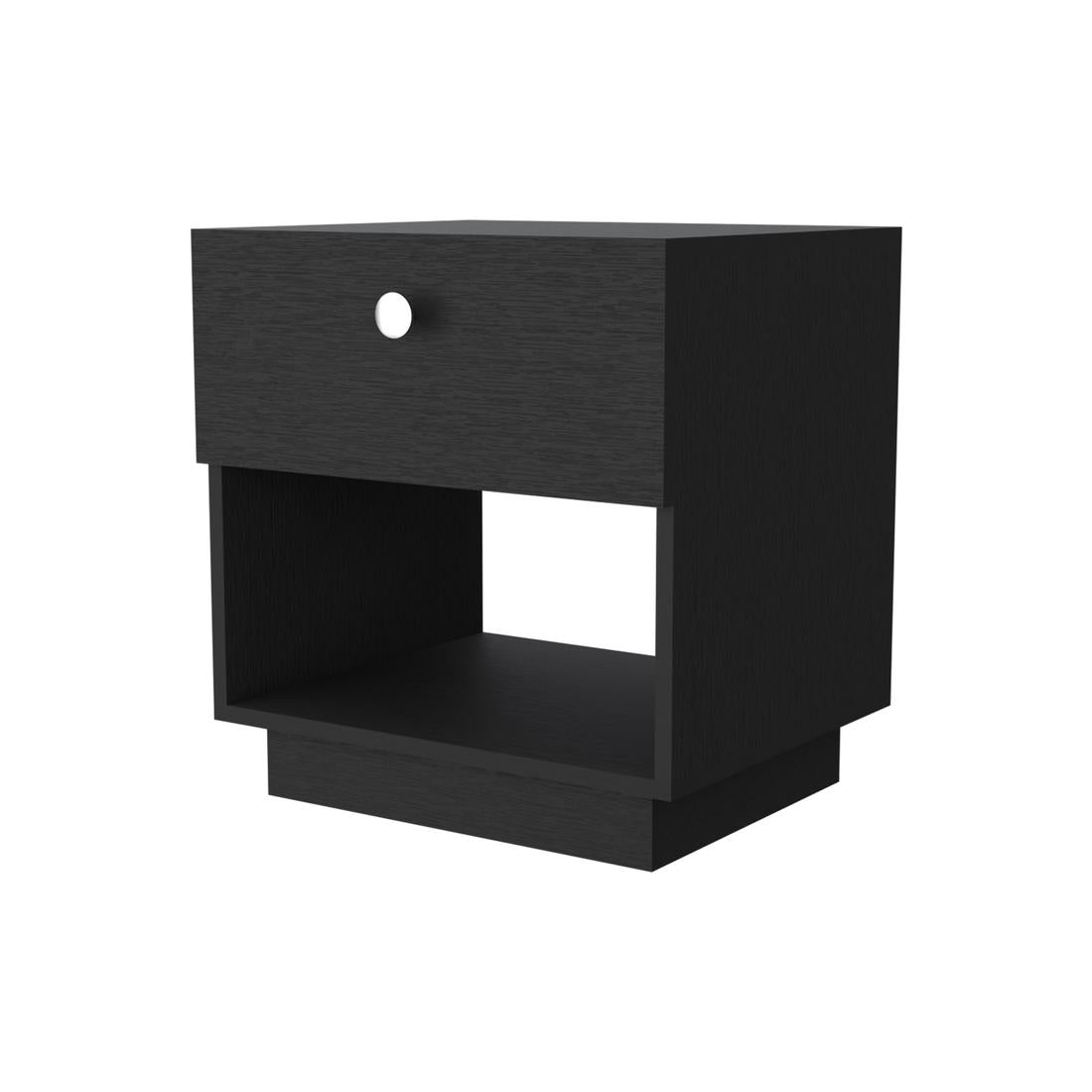 Two Piece Black Bedroom Set