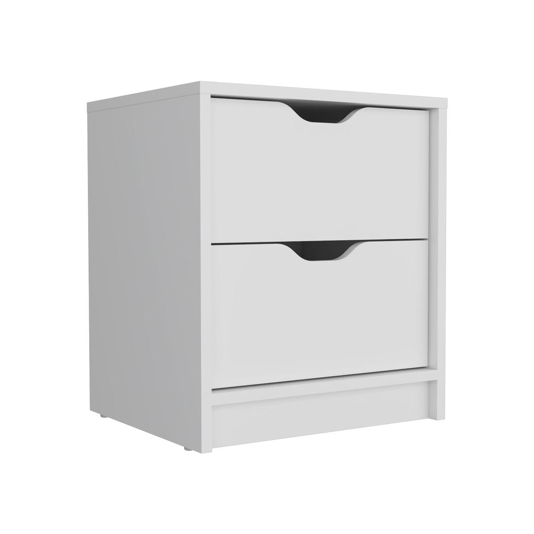 Two Piece White Bedroom Set