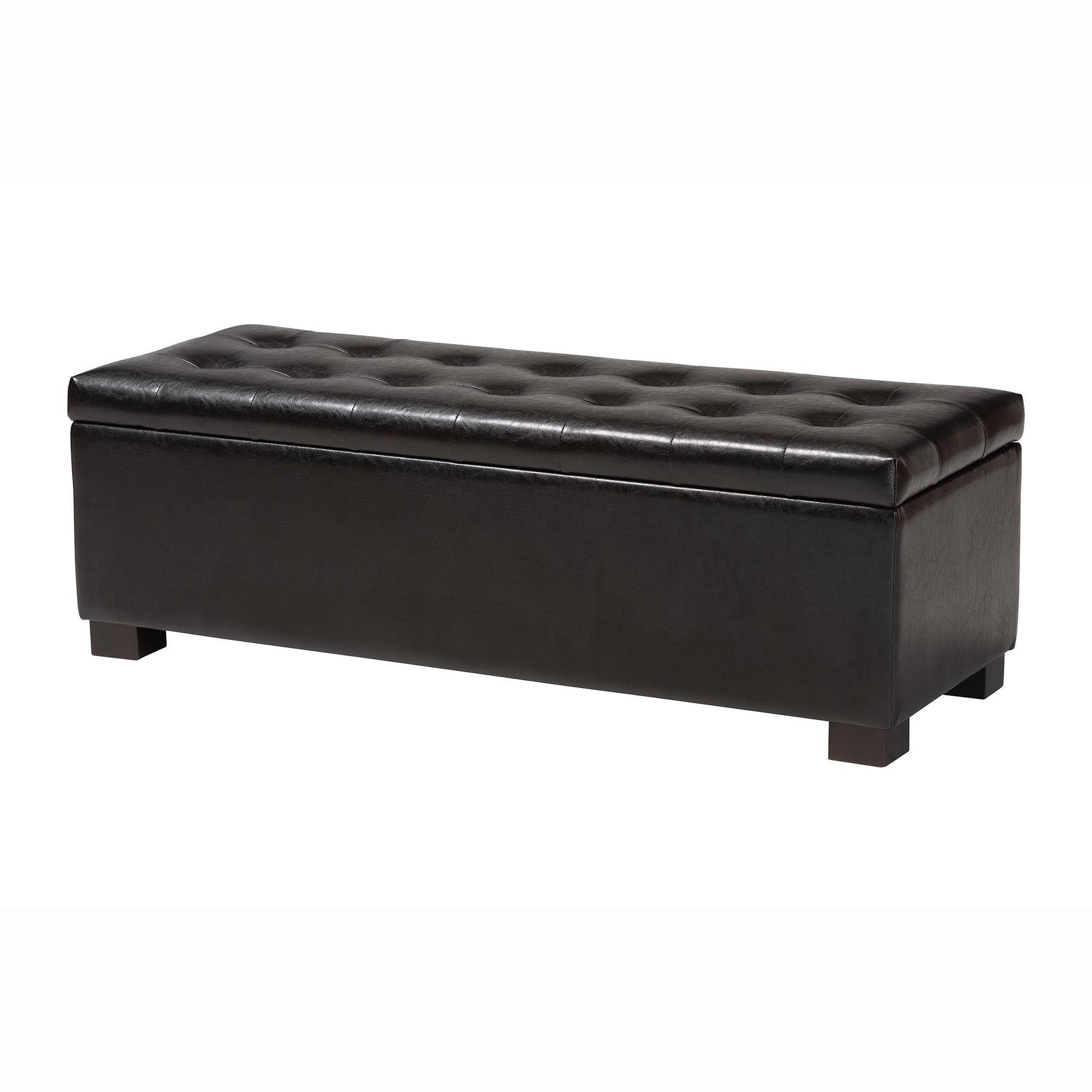Baxton Studio Roanoke Ottoman
