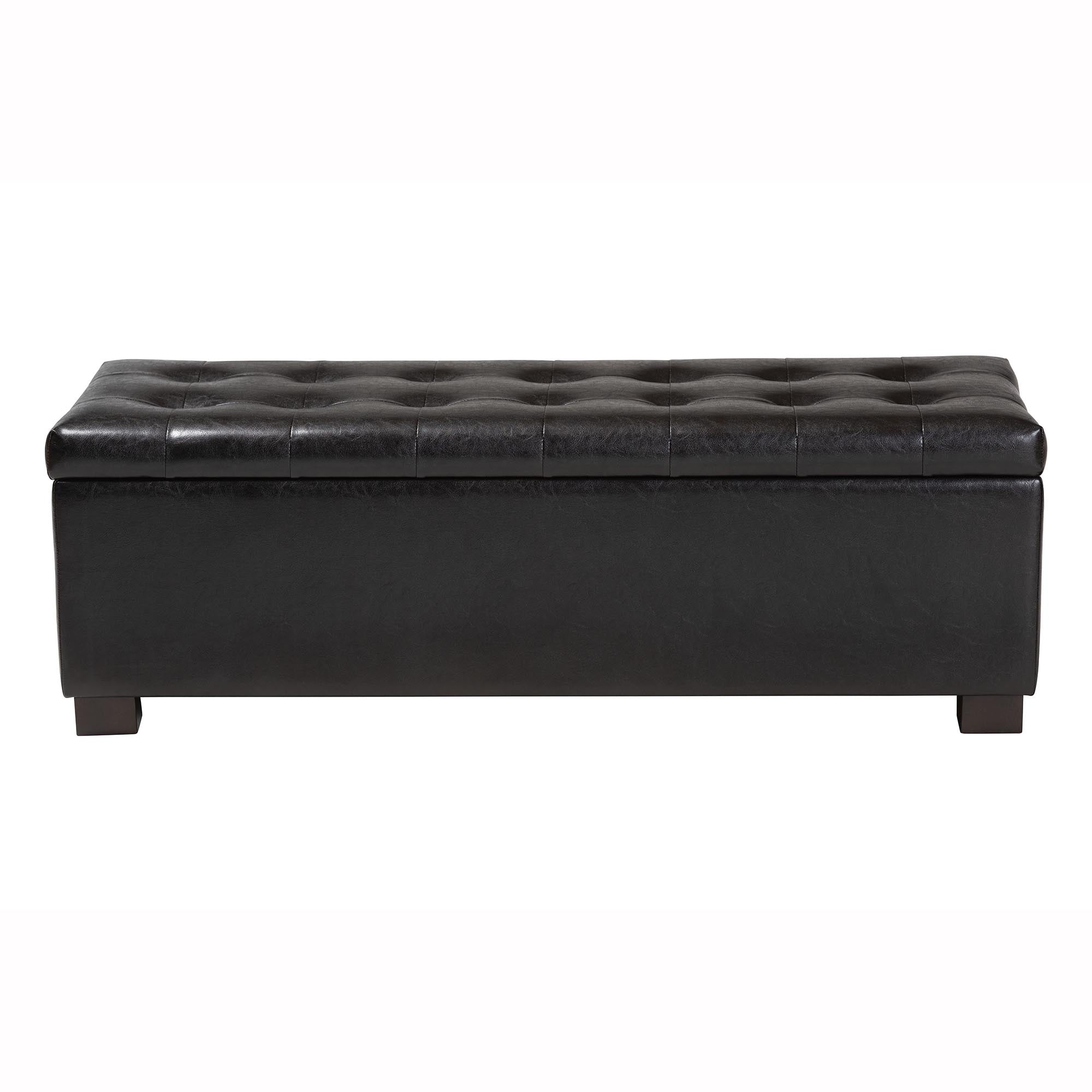 Baxton Studio Roanoke Ottoman