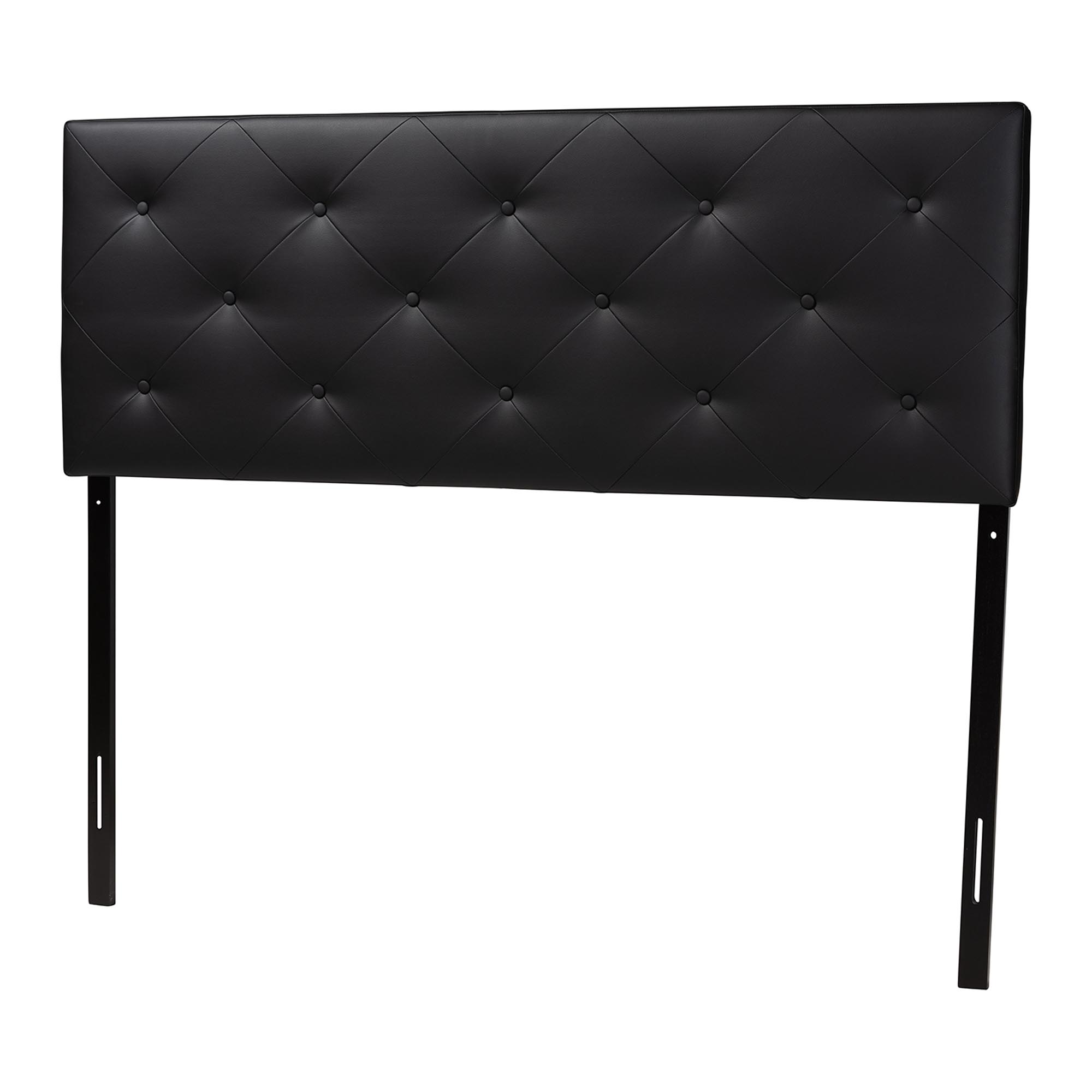 Baxton Studio Bedford Black Queen Sized Headboard