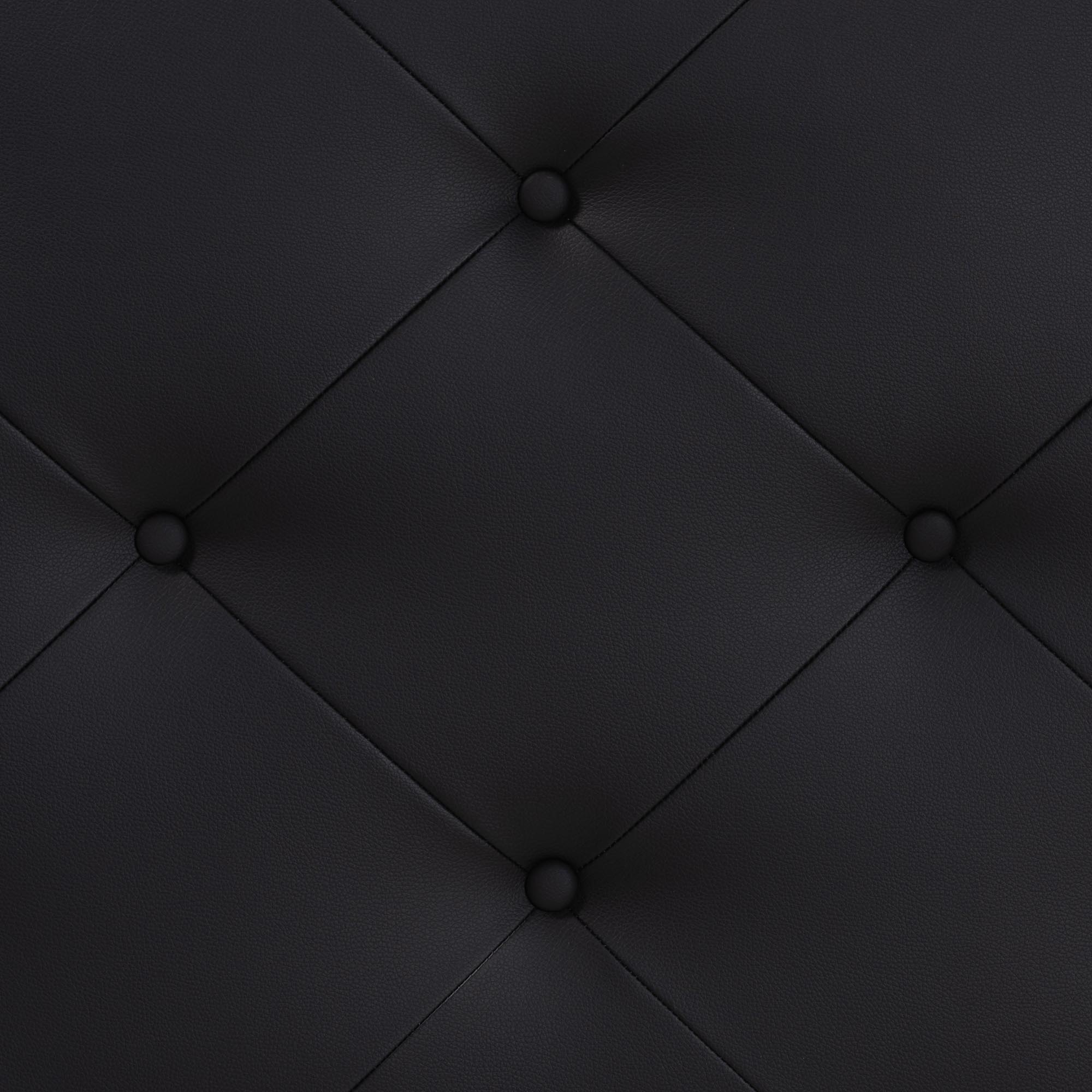 Baxton Studio Bedford Black Queen Sized Headboard