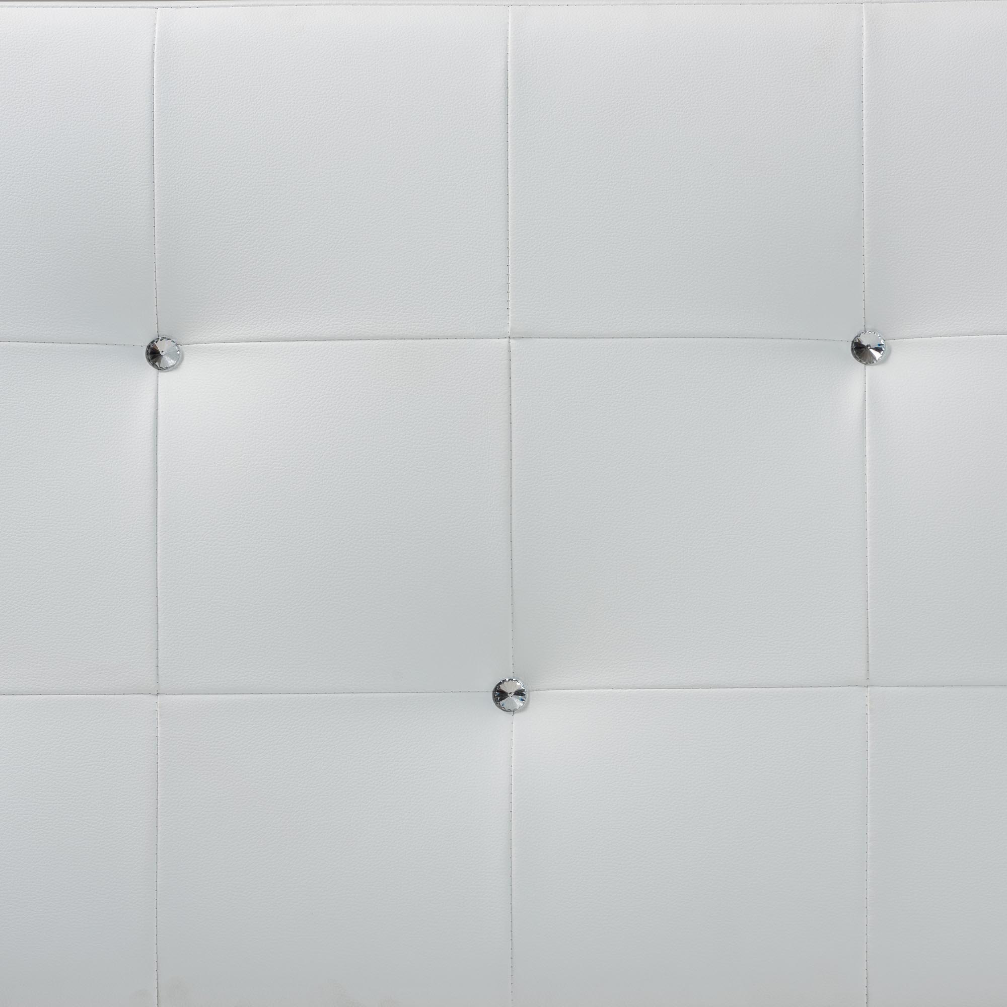 Baxton Studio Kirchem Upholstered White Full Sized Headboard