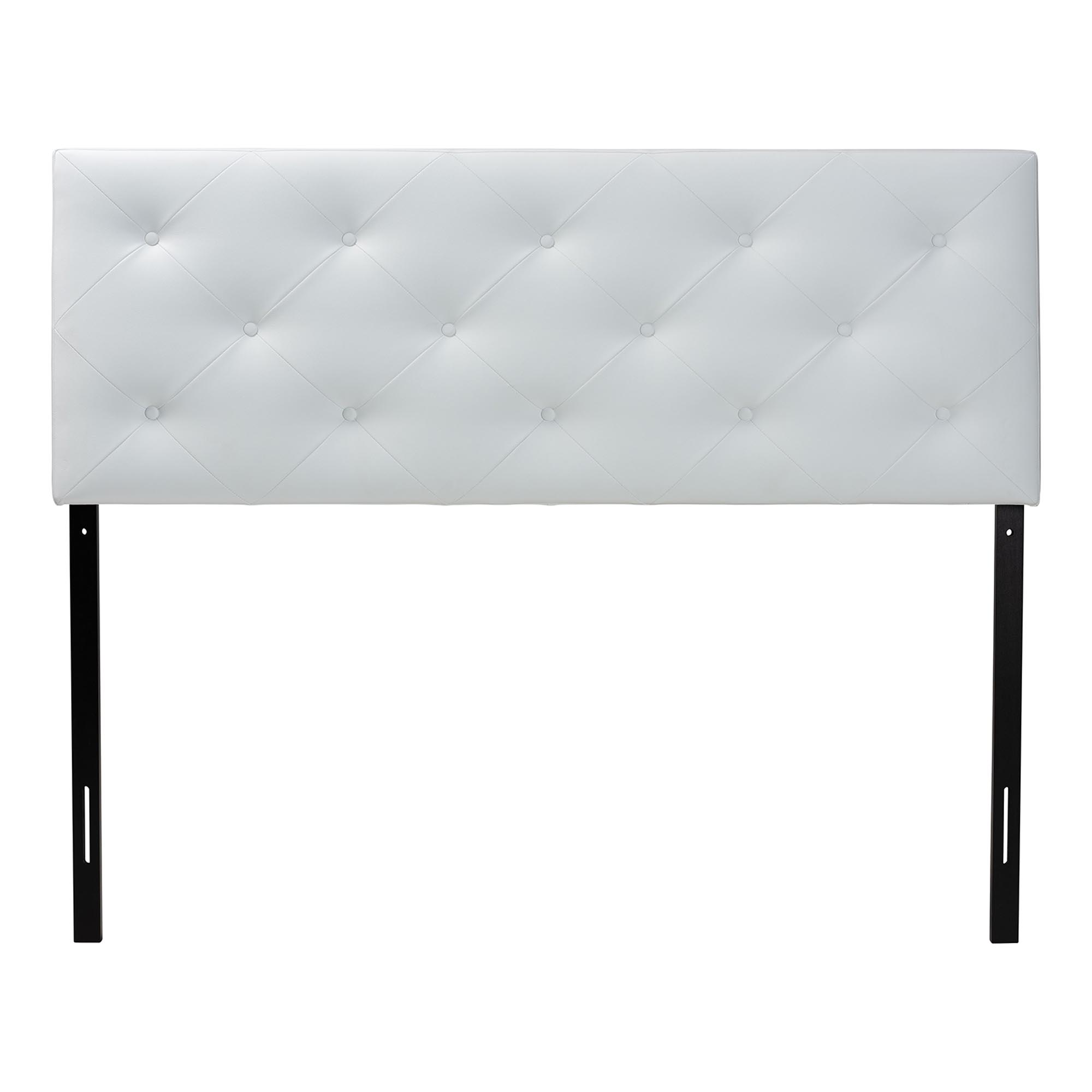 Baxton Studio Bedford White Full Sized Headboard