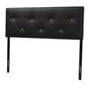 Baxton Studio Kirchem Upholstered Black Queenl Sized Headboard
