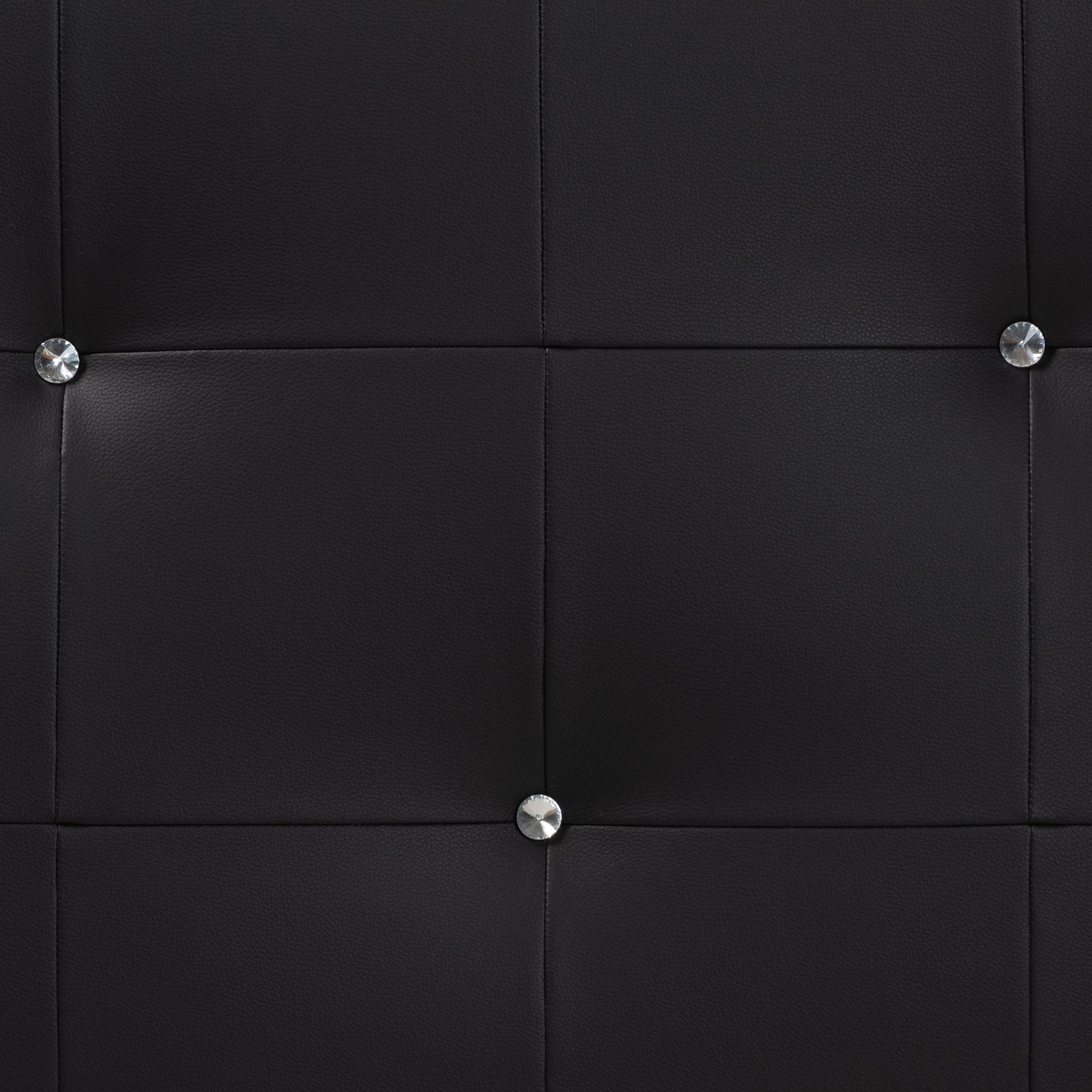 Baxton Studio Kirchem Upholstered Black Queenl Sized Headboard
