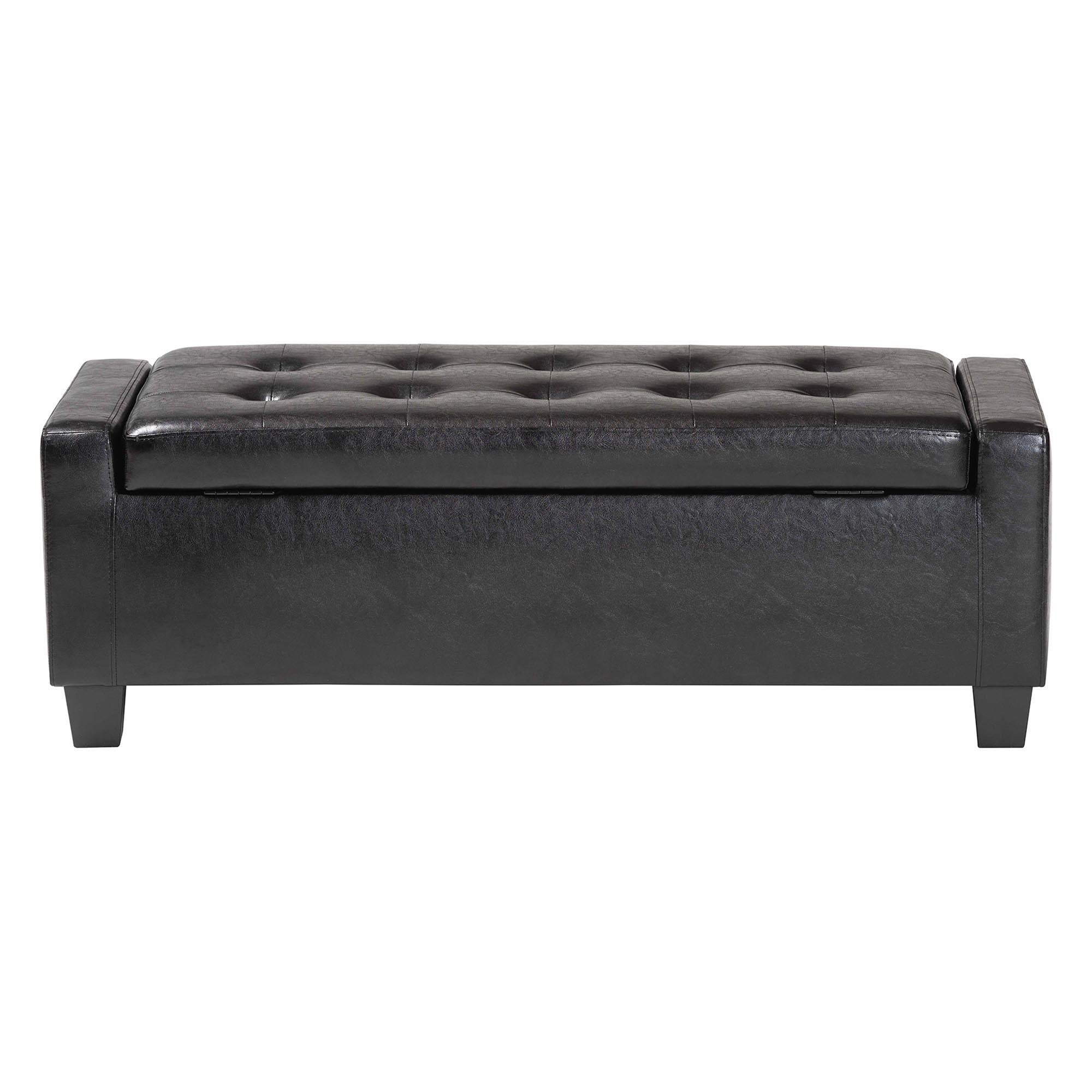 Baxton Studio Manchester Ottoman