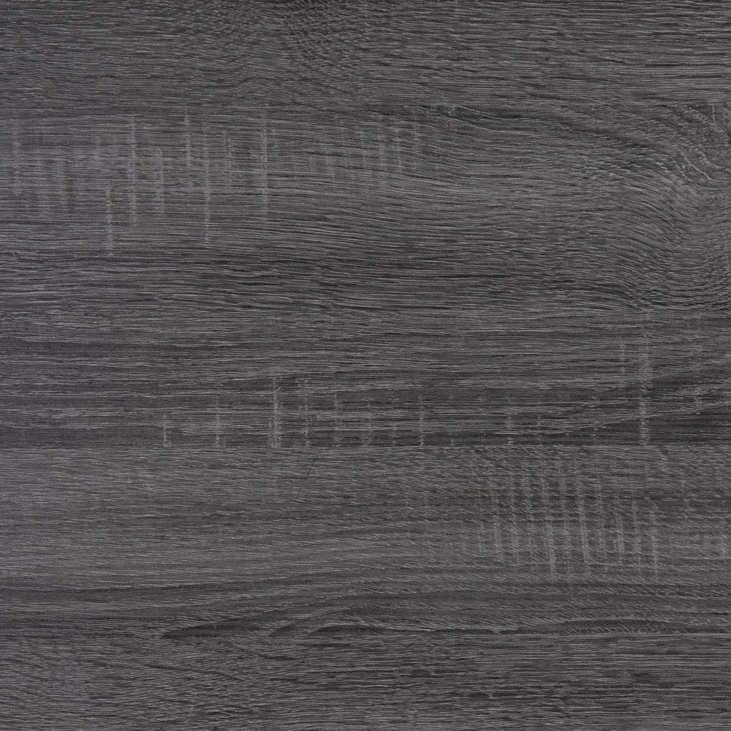 32" Black And Gray Wood Five Drawer Dresser