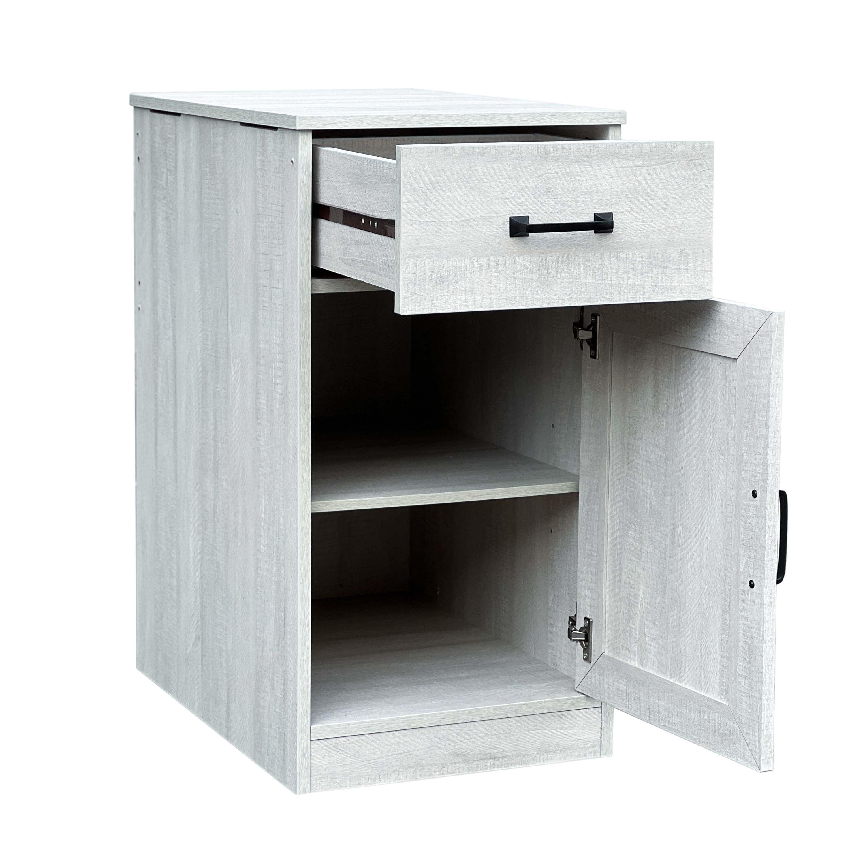 47" Light Gray Wood Writing Desk