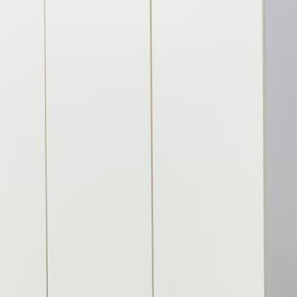 74" White Six Door Combo Dresser