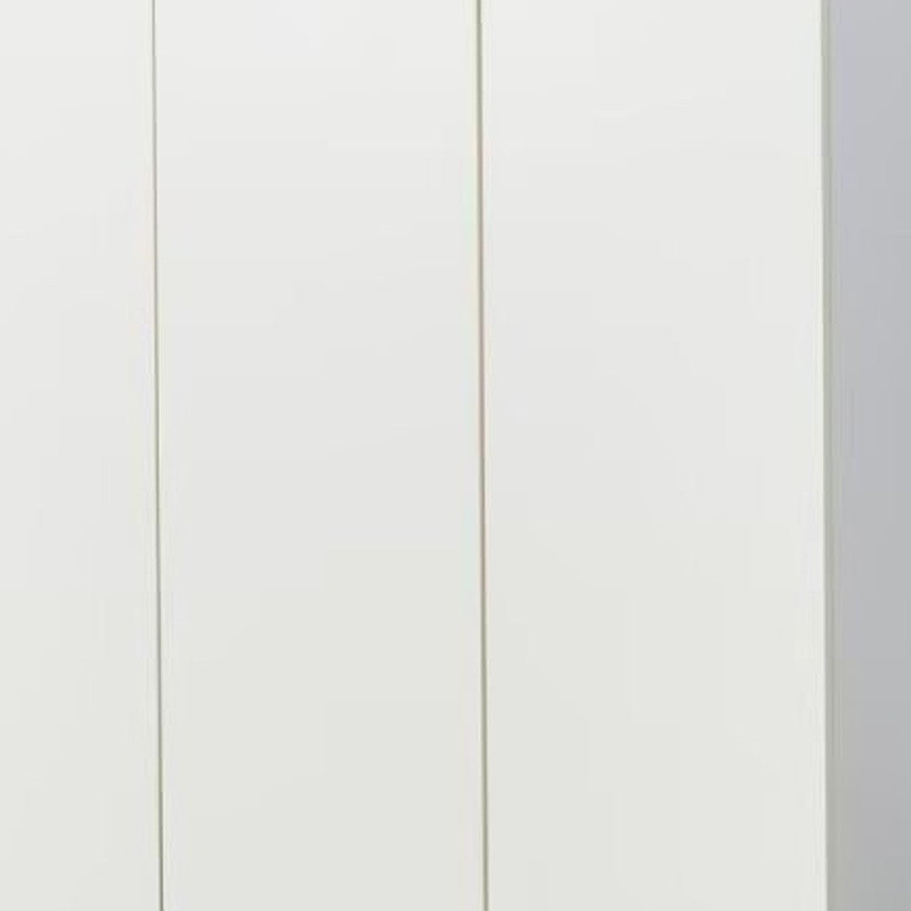 74" White Six Door Combo Dresser