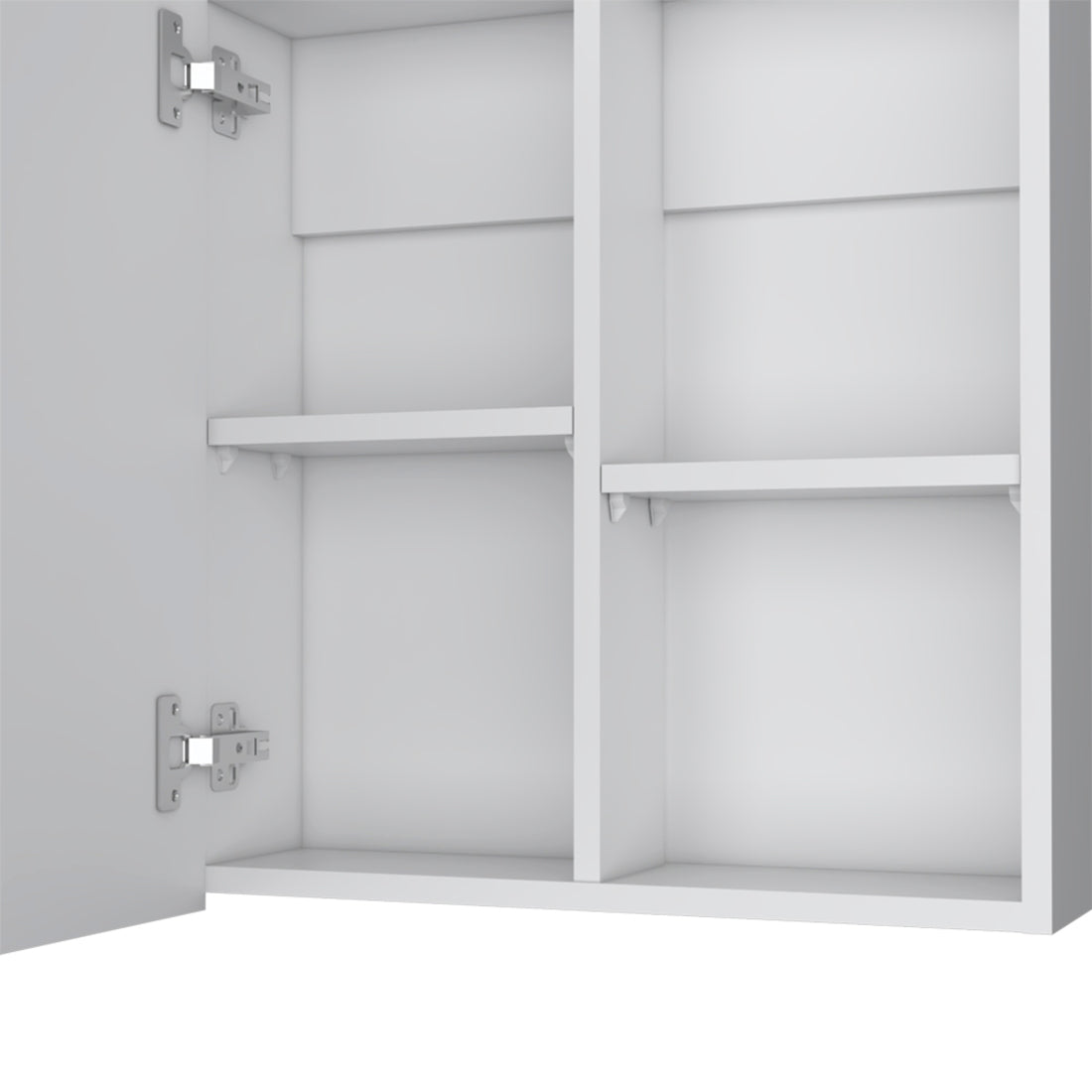 20" White Wood Floating Bathroom Vanity And Medicine Cabinet With Mirror