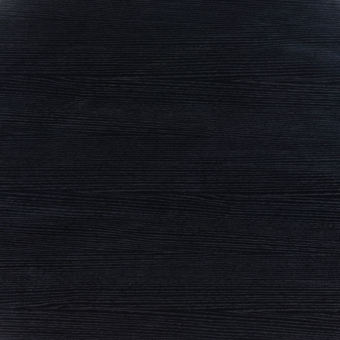 36" Black Wood and Steel Pedestal Base Round Top Dining Table