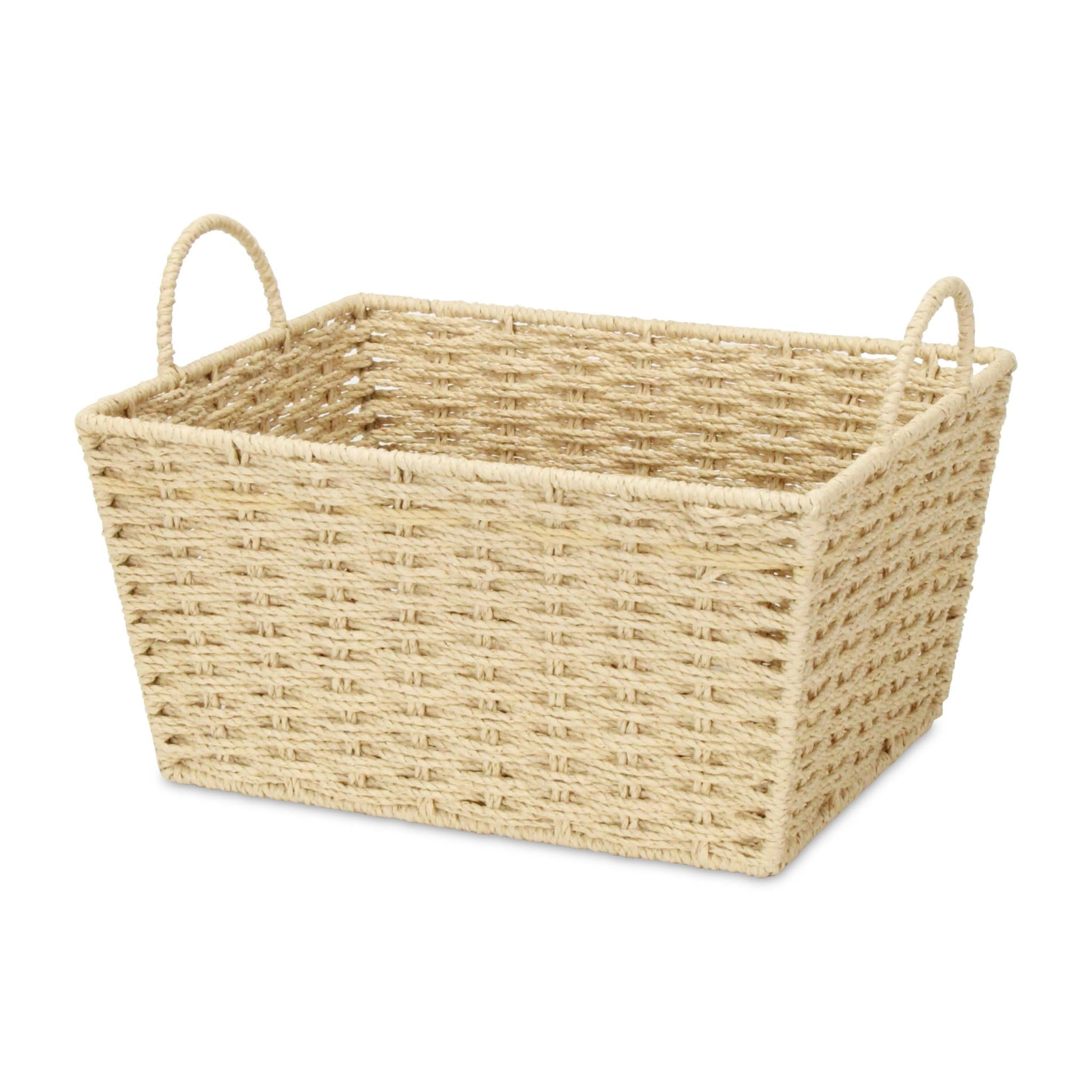 12" Natural Rope Basket