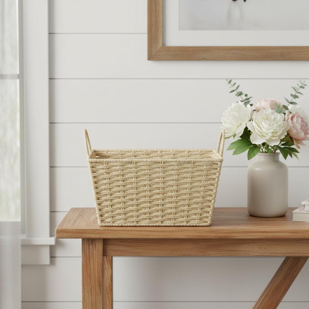 12" Natural Rope Basket