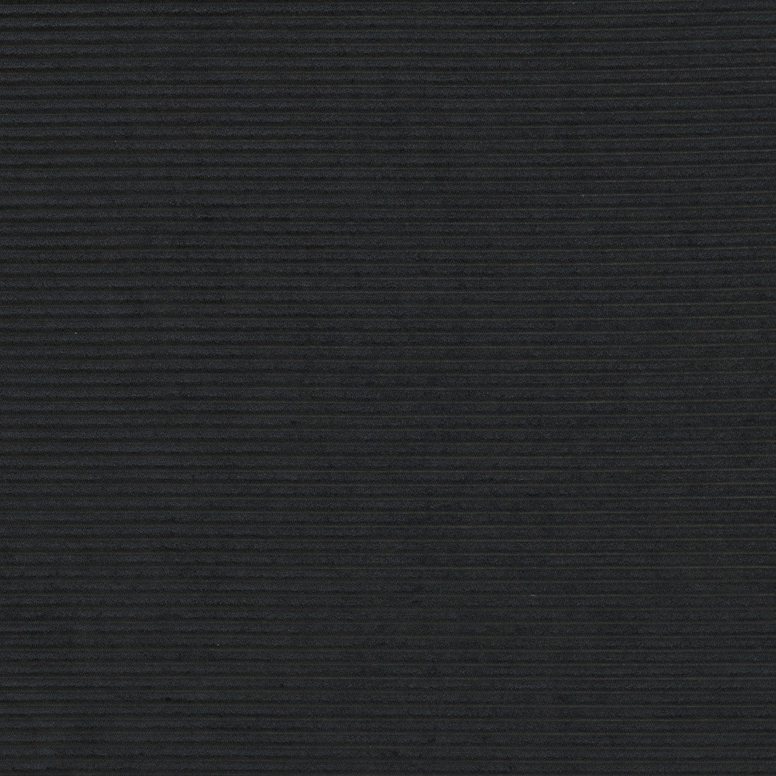 Black Ribbed Texture Velvet Upholstered King Bed Frame