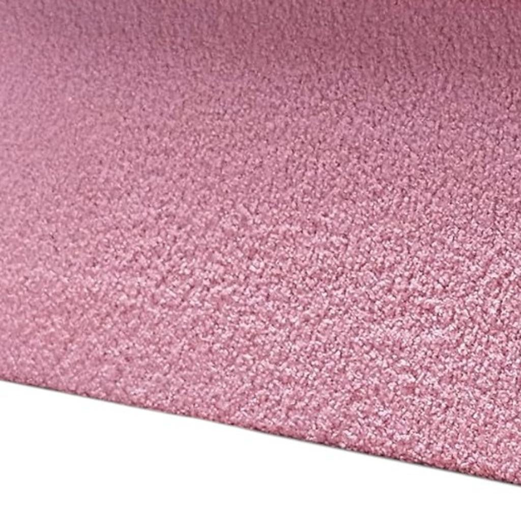 30" Pink Boucle Storage Ottoman