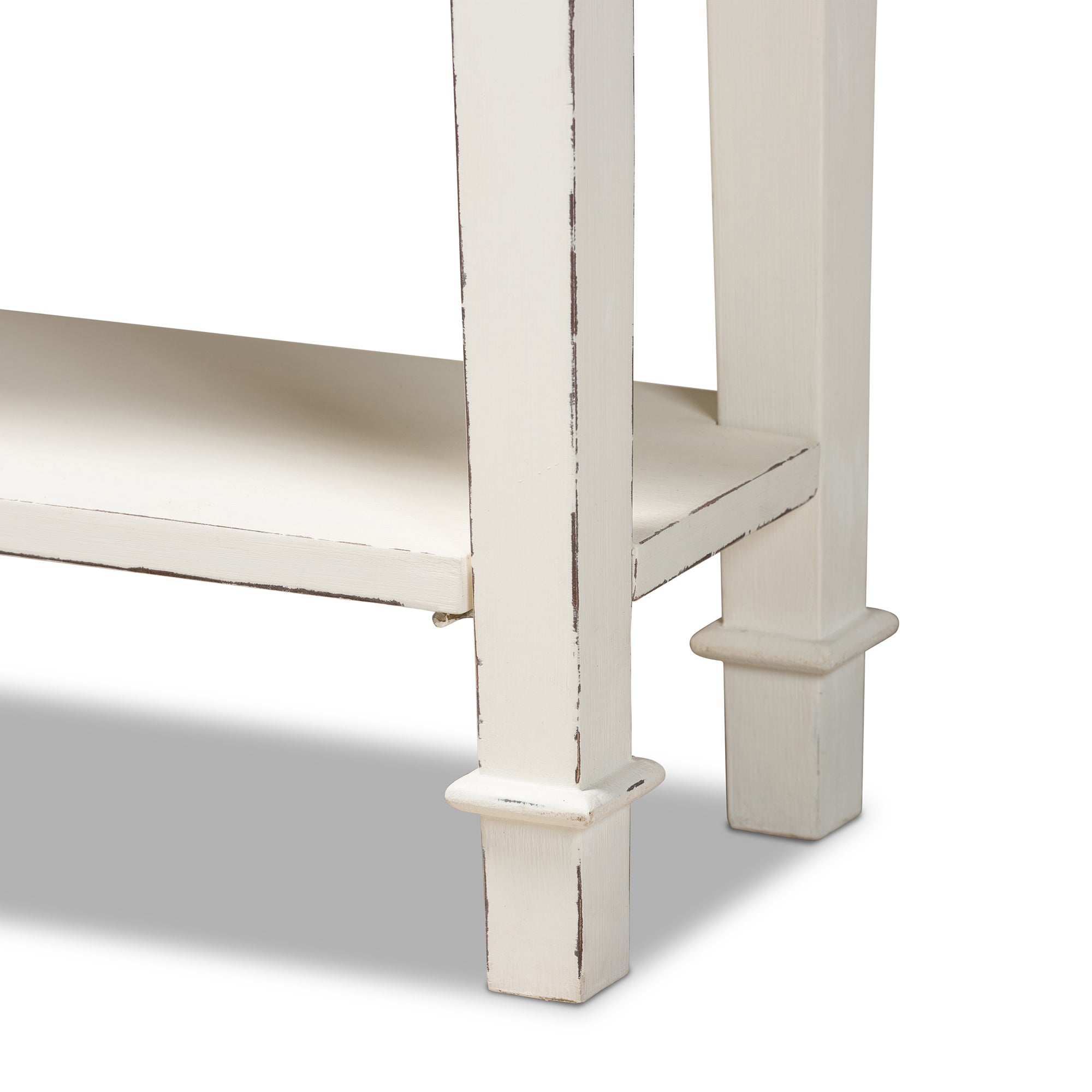 Baxton Studio Dauphine Traditional French Accent Console Table-1 Drawer