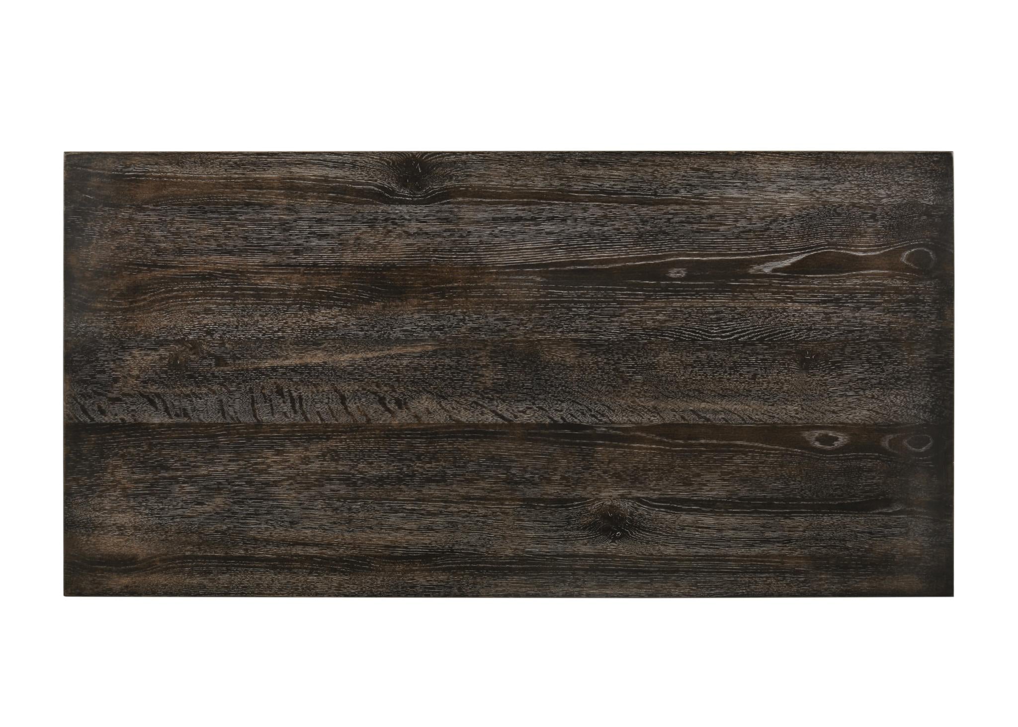 60" Gray Wood Dining Table