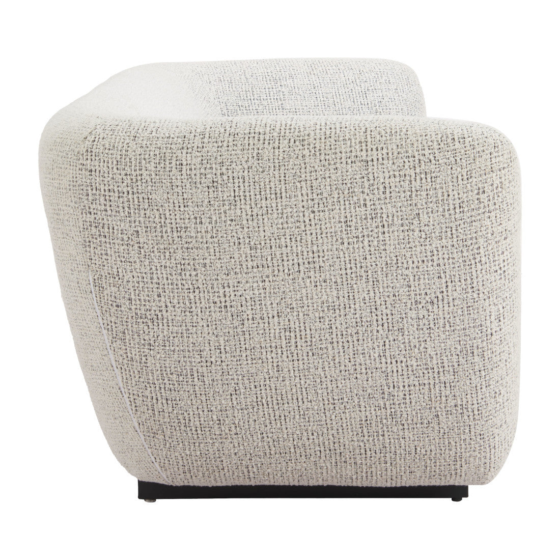 96" Gray Upholstered Sofa