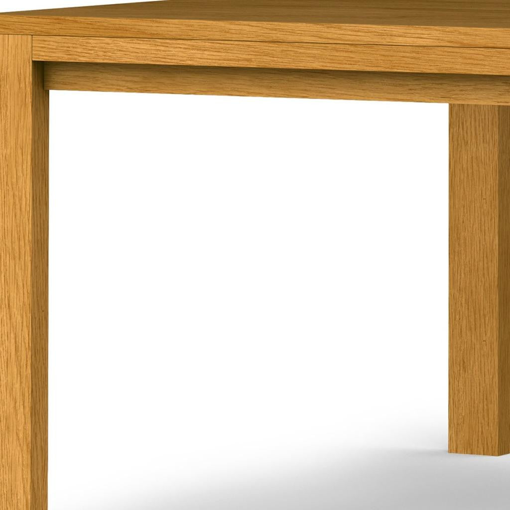 54" Oak Wood Square Dining Table