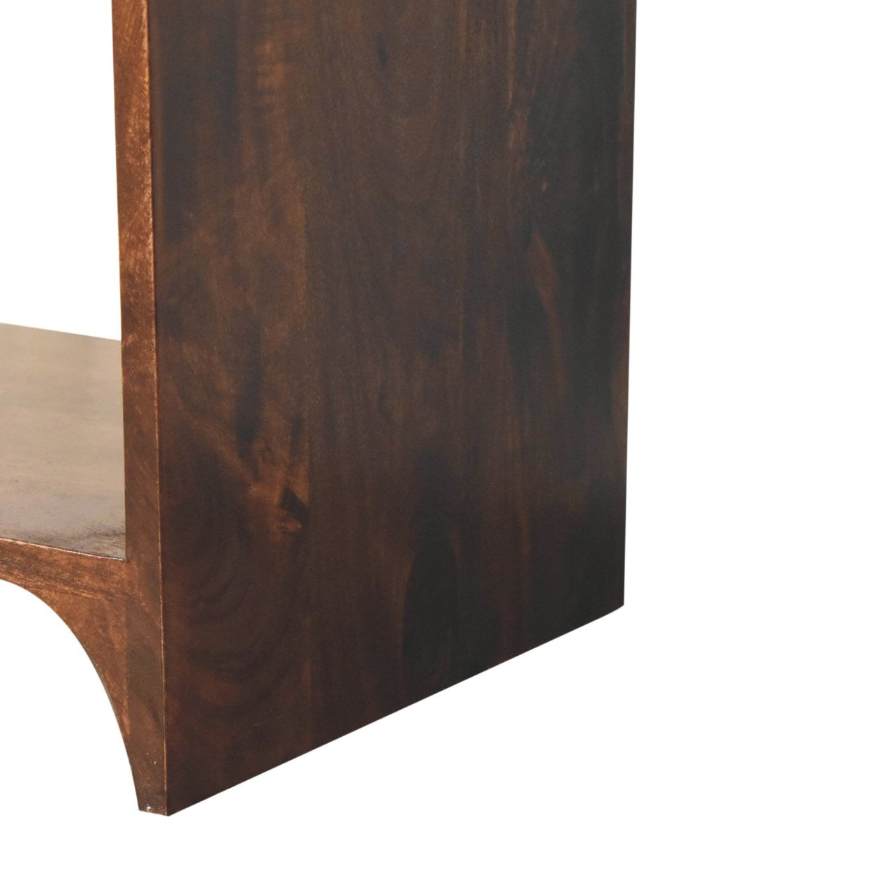 20" Chestnut Solid Wood One Drawer Nightstand