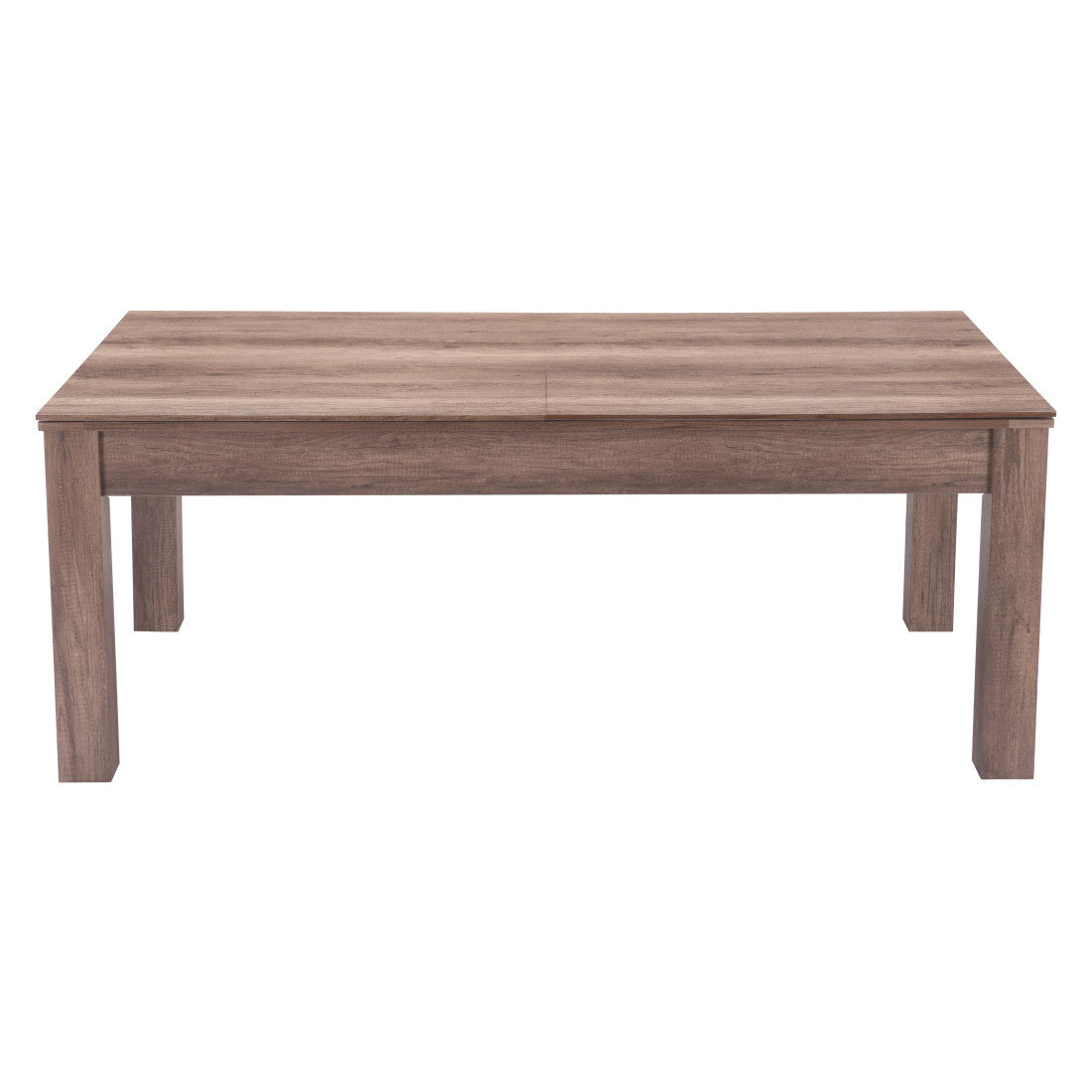 85" Brown Convertible Game And Dining Table