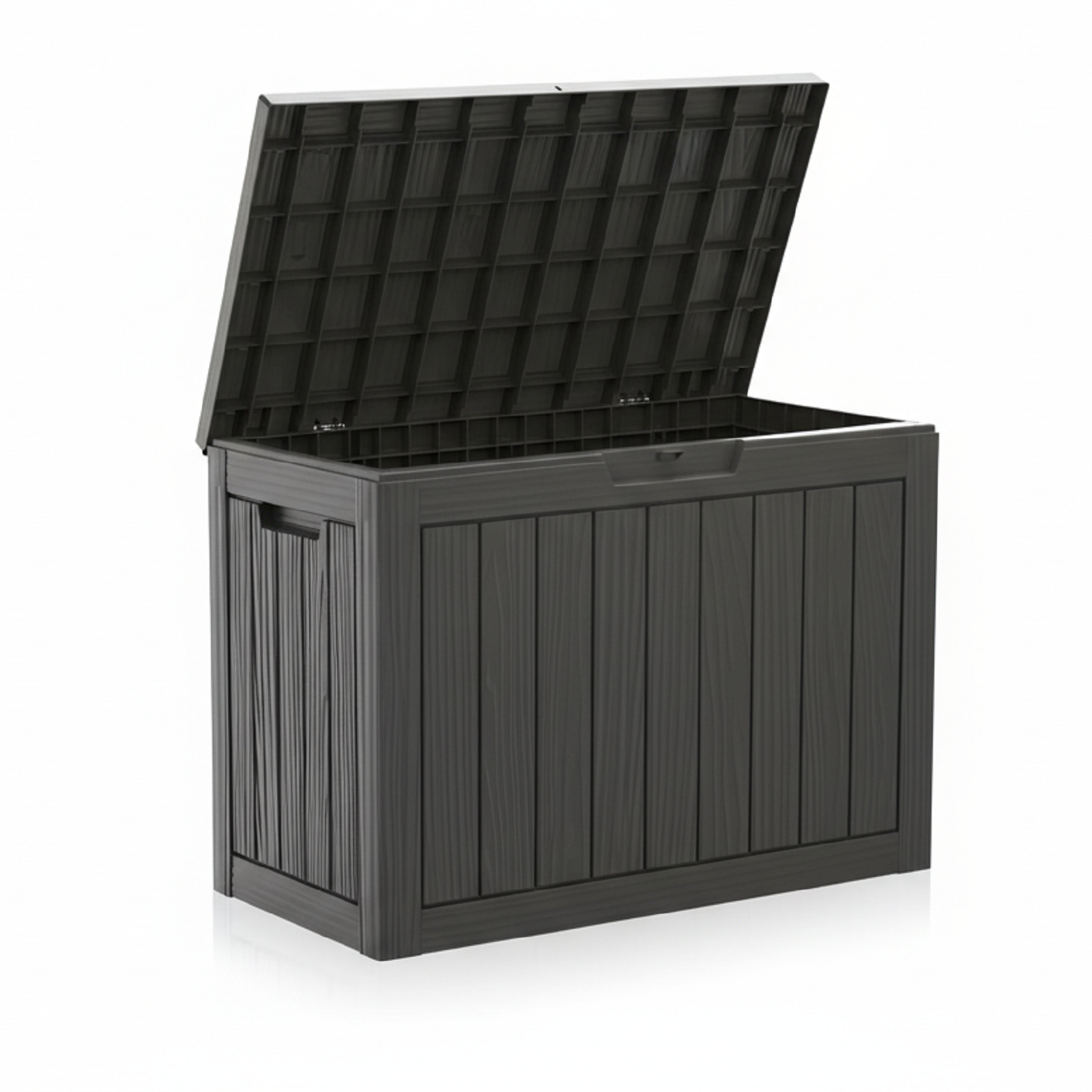31" Black Polypropylene Water Resistant Deck Box