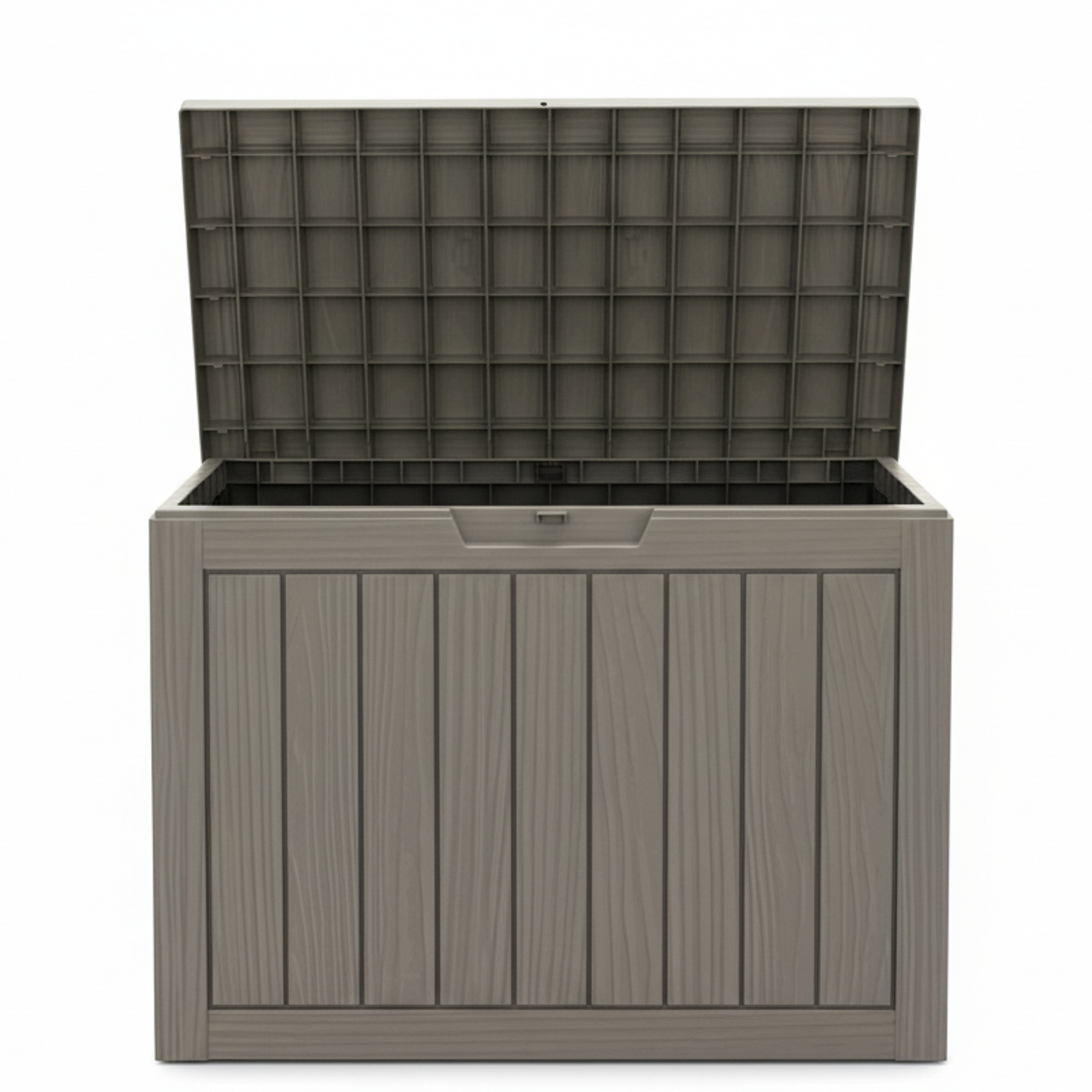 31" Light Brown Polypropylene Water Resistant Deck Box