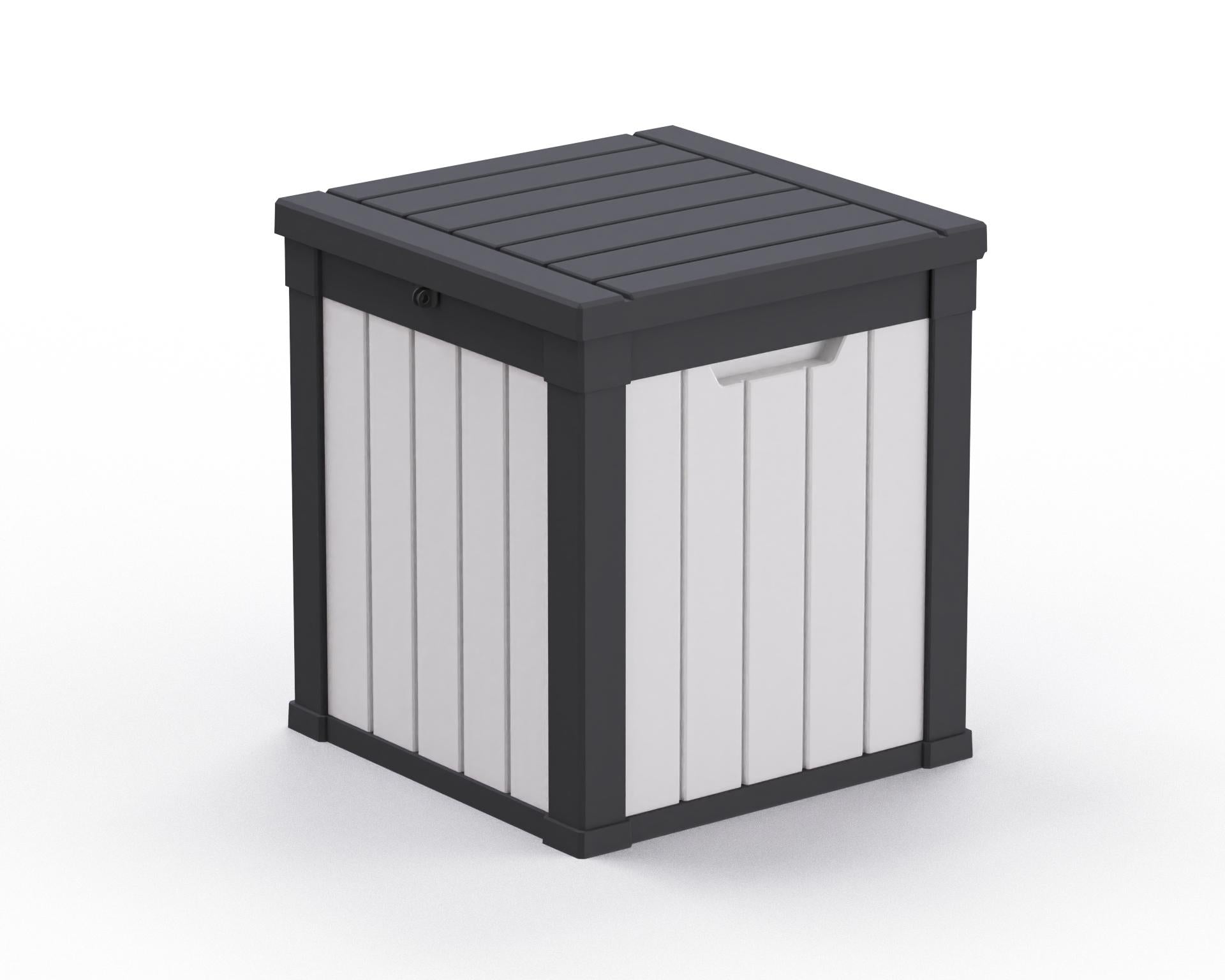 22" White Polypropylene Water Resistant Deck Box