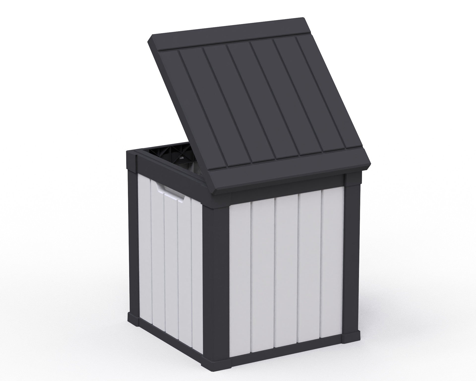 22" White Polypropylene Water Resistant Deck Box