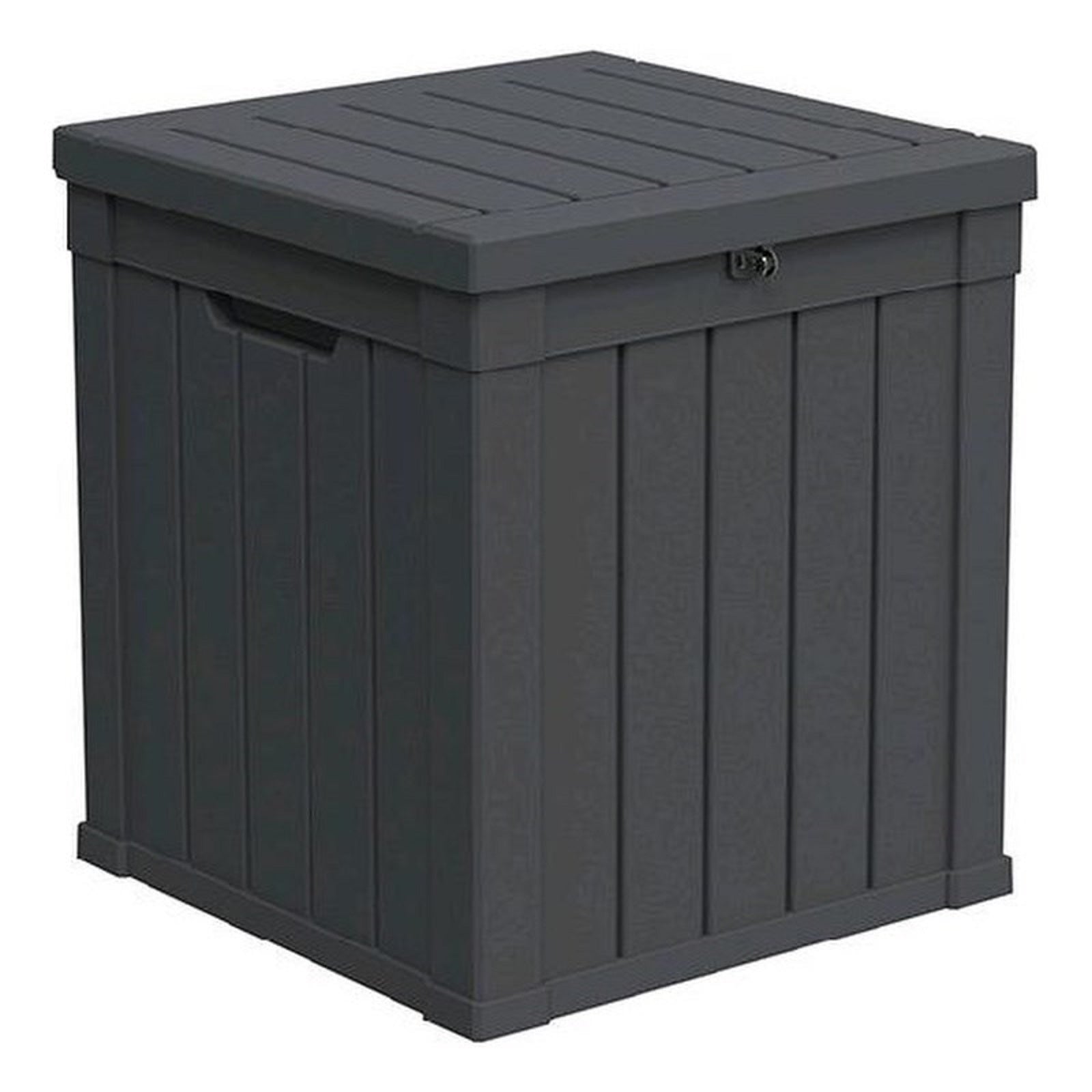 22" Black Polypropylene Water Resistant Deck Box