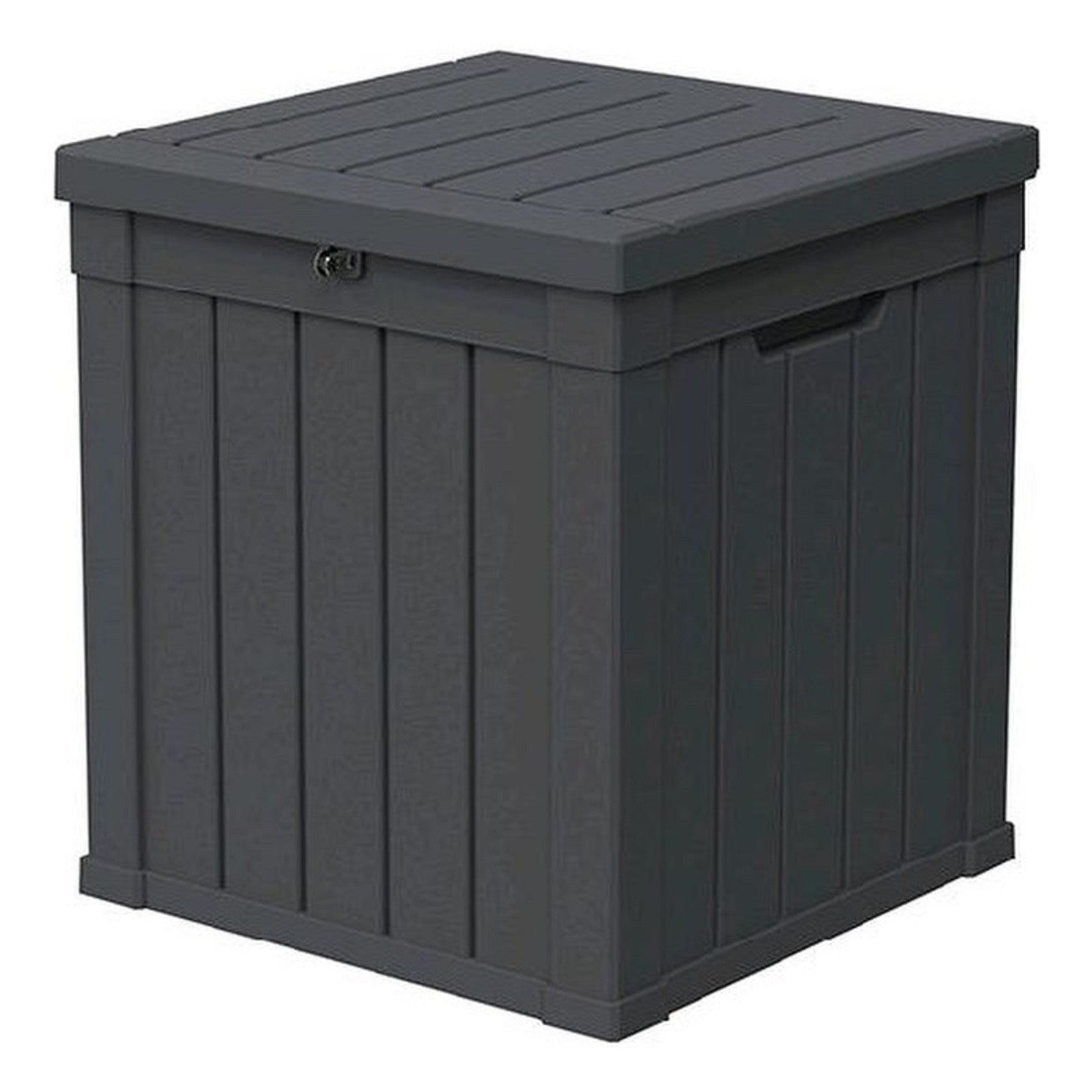 22" Black Polypropylene Water Resistant Deck Box