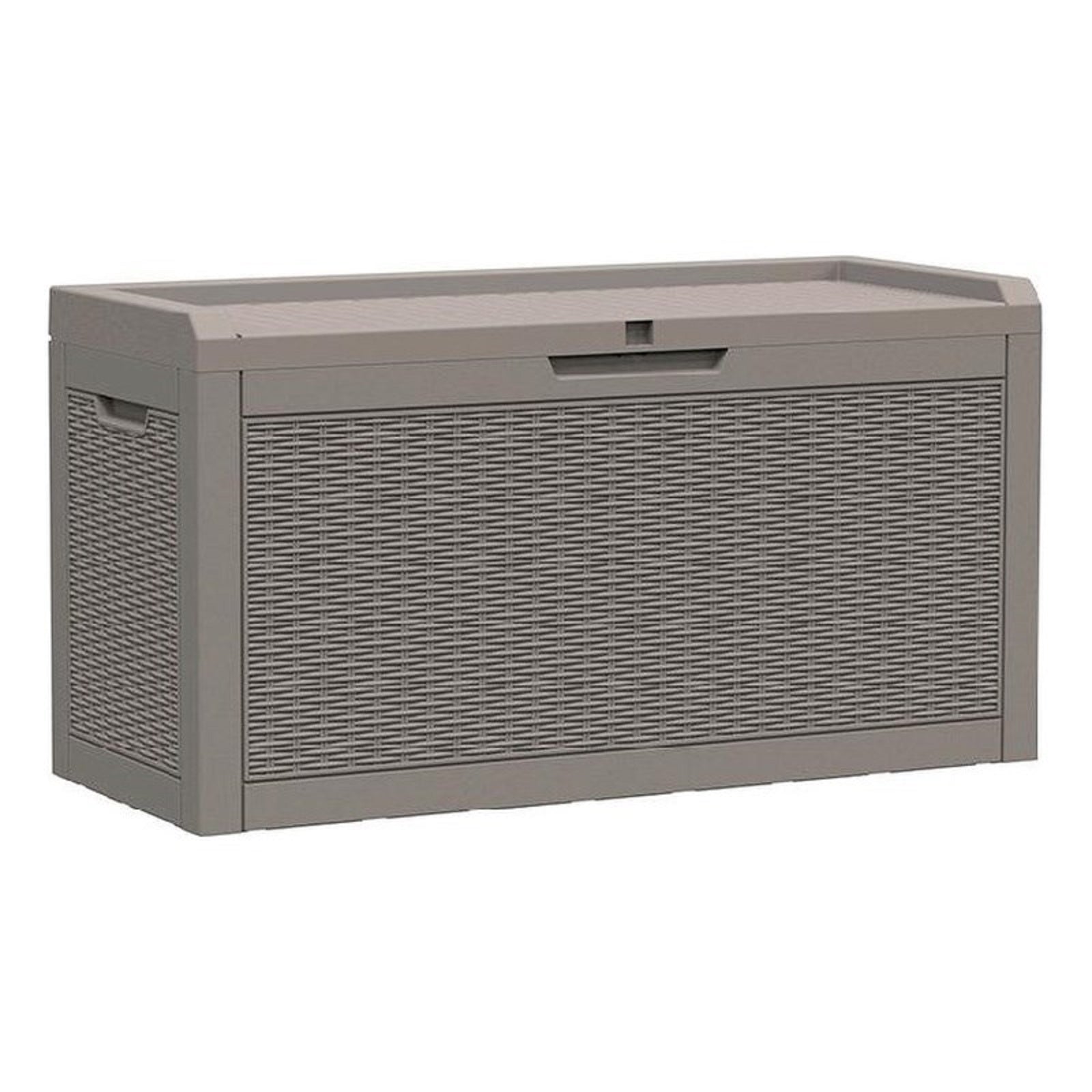 42" Light Brown Polypropylene Water Resistant Deck Box