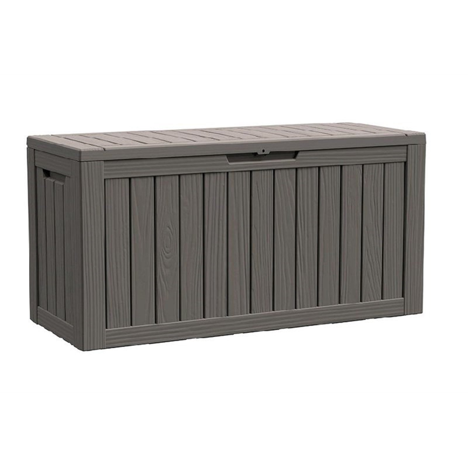 46" Light Brown Polypropylene Water Resistant Deck Box