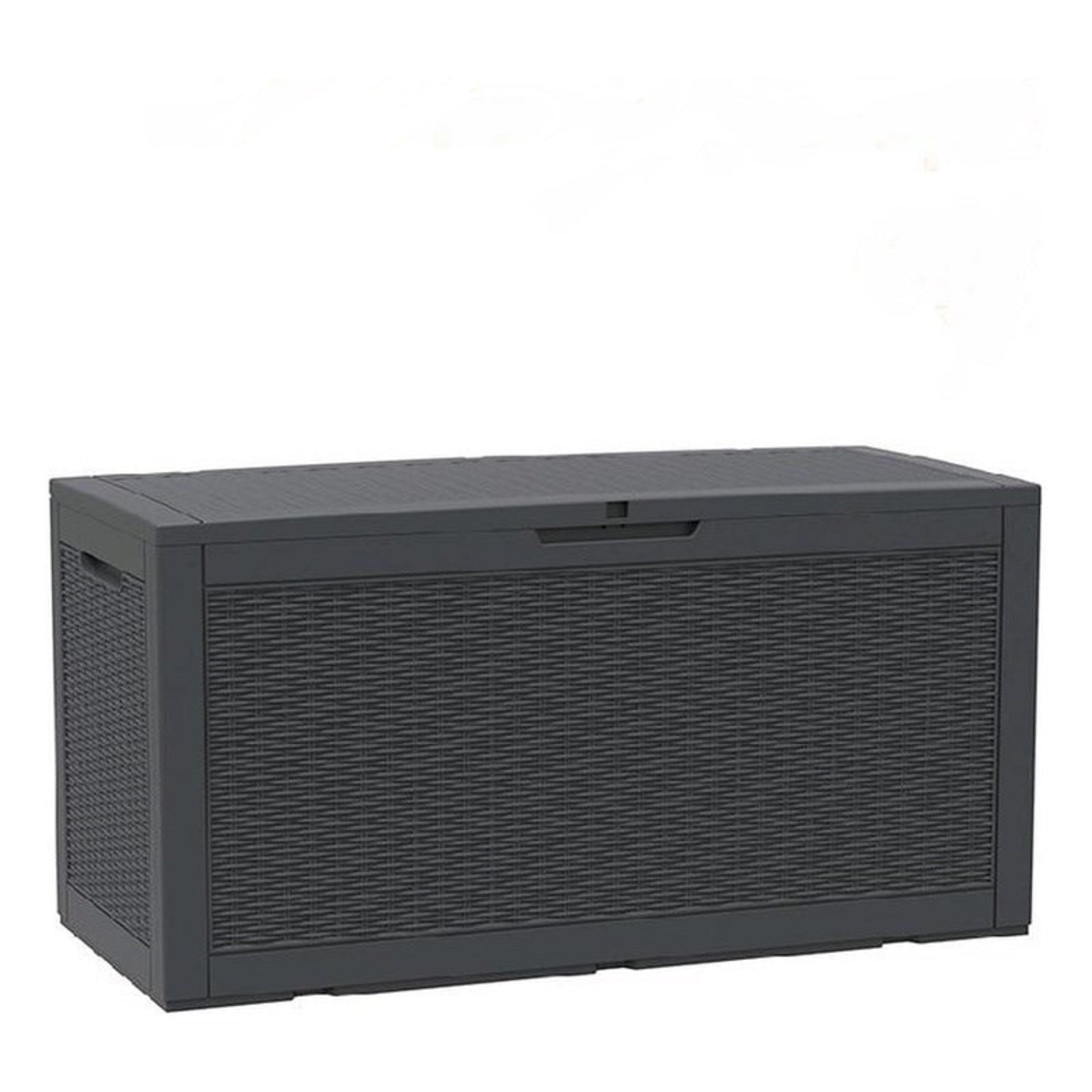 48" Black Polypropylene Water Resistant Deck Box