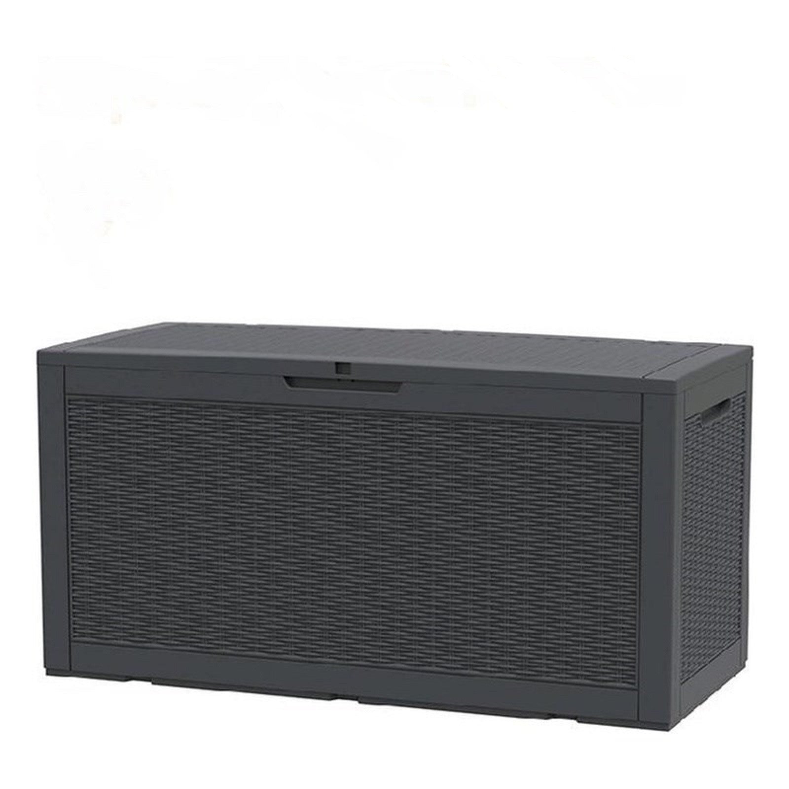 48" Black Polypropylene Water Resistant Deck Box