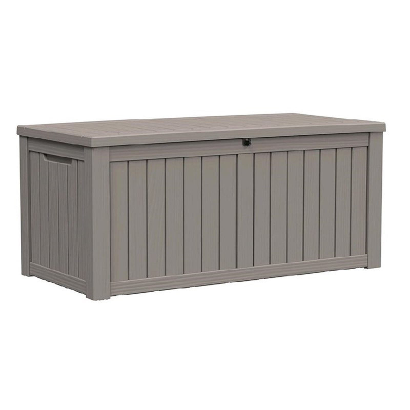 54" Light Brown Polypropylene Water Resistant Deck Box
