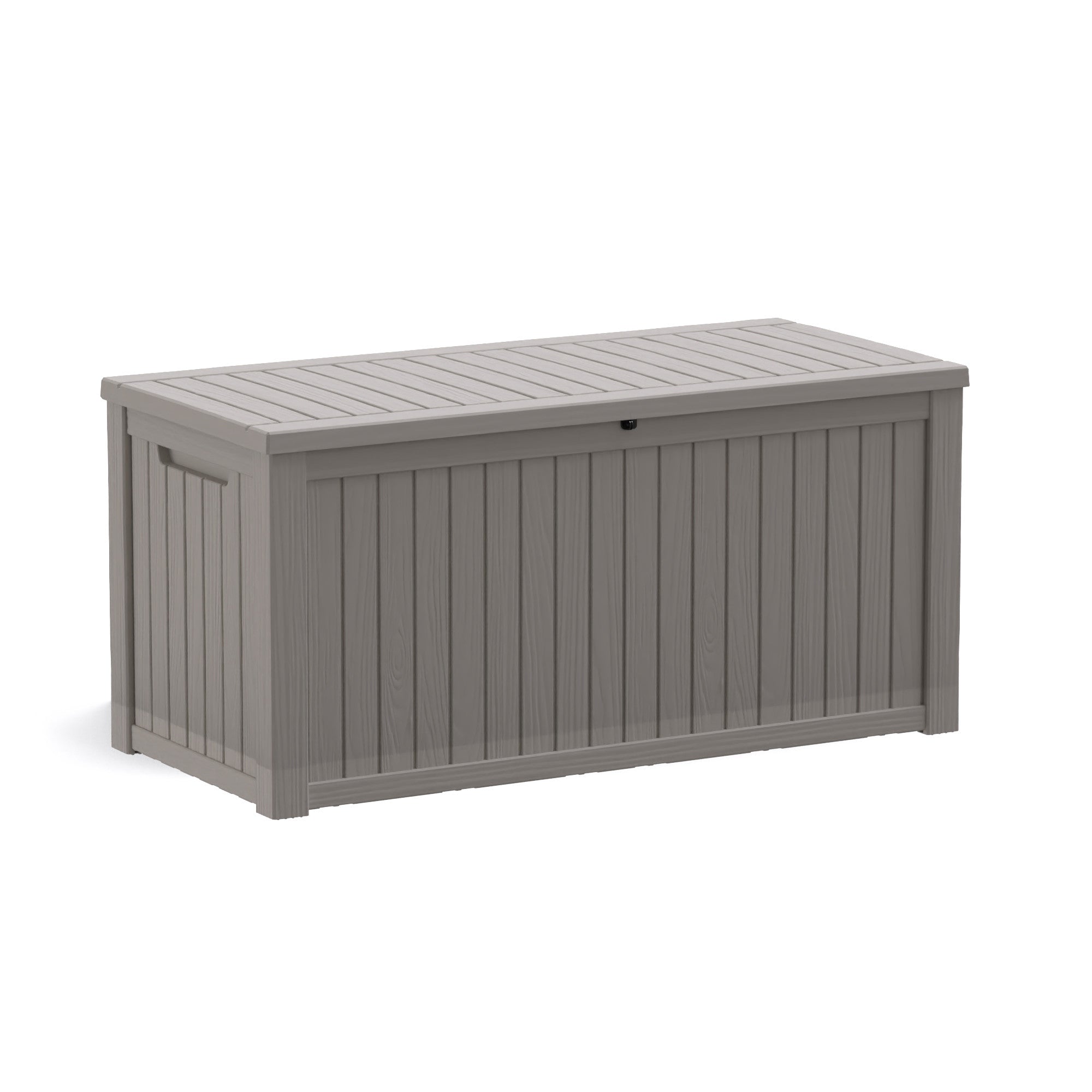 61" Light Brown Polypropylene Water Resistant Deck Box