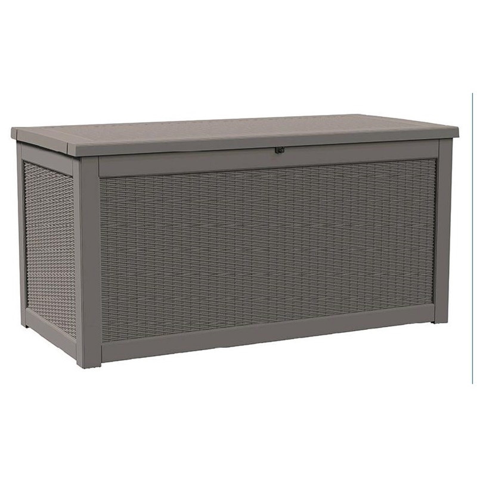 68" Light Brown Polypropylene Water Resistant Deck Box