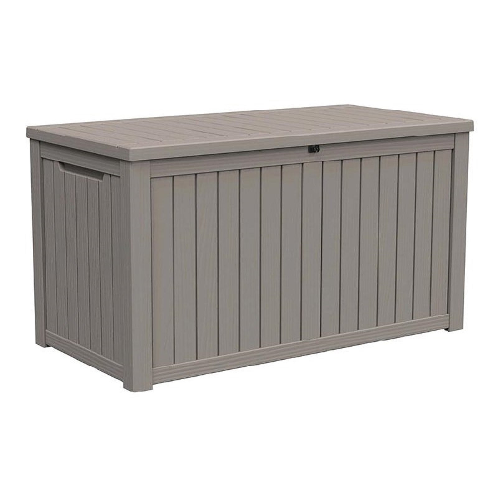 56" Light Brown Polypropylene Water Resistant Deck Box