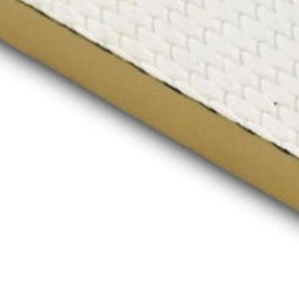 Set of Two White And Gold Nesting Decorative Storage Boxes With Lids
