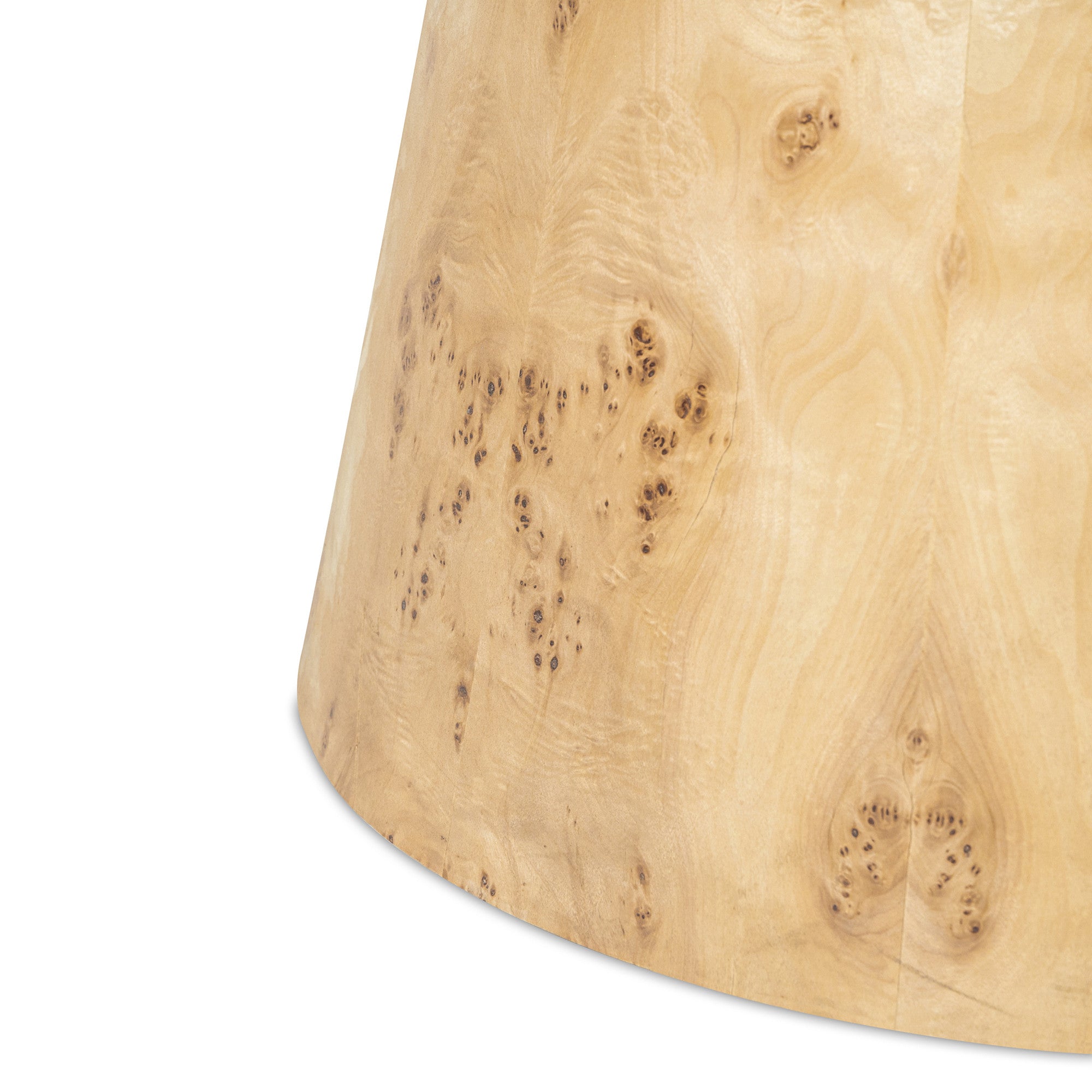 48" Natural Wood Pedestal Base Round Top Dining Table