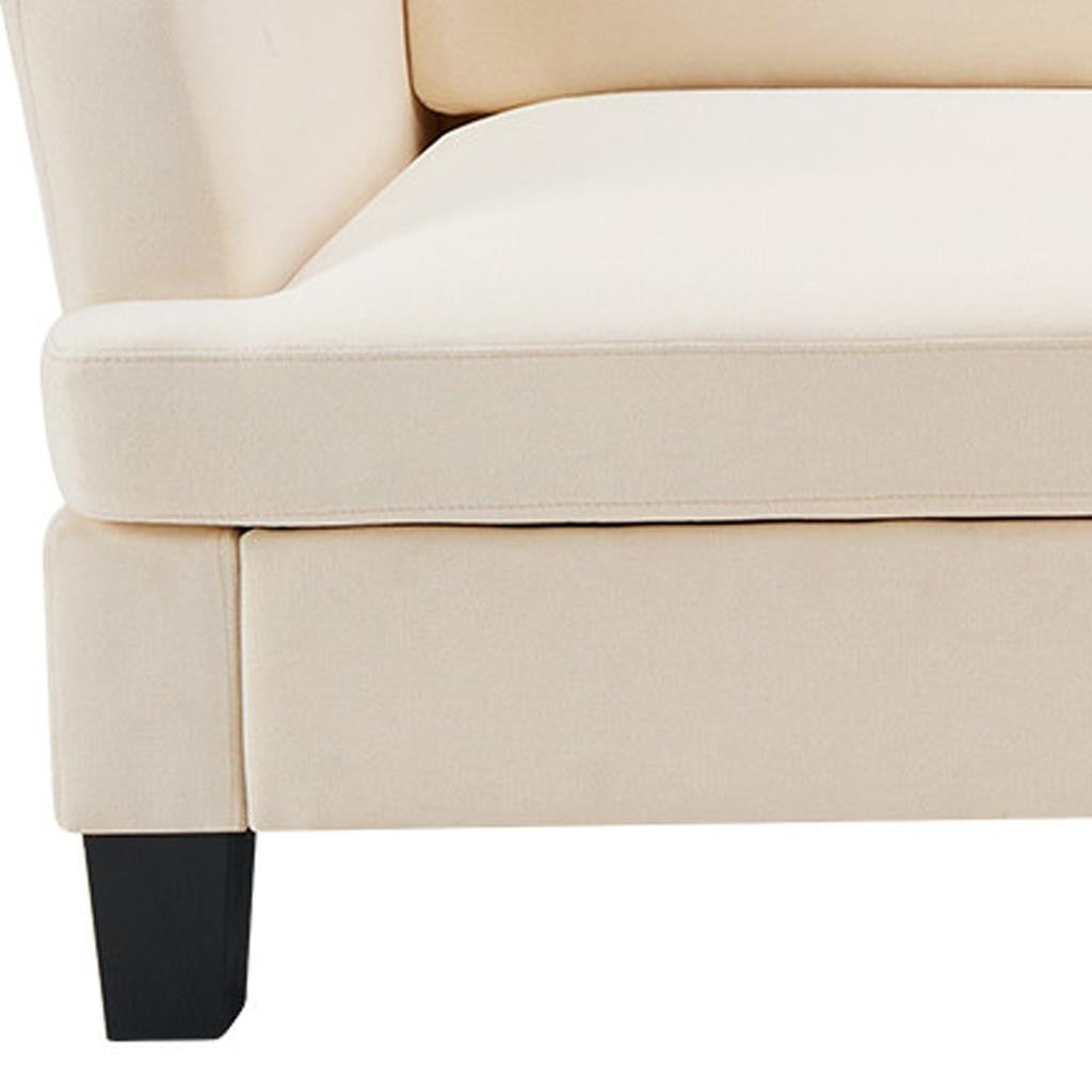 84" Beige Linen Sofa