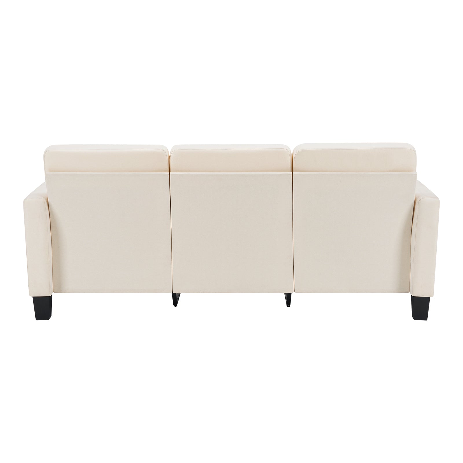 84" Beige Linen Sofa