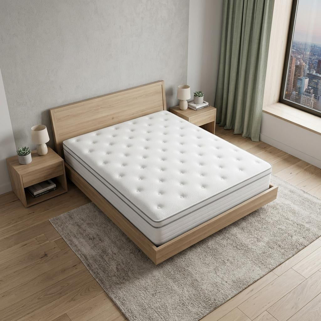 12" Full Double Memory Foam Hybrid Mattress