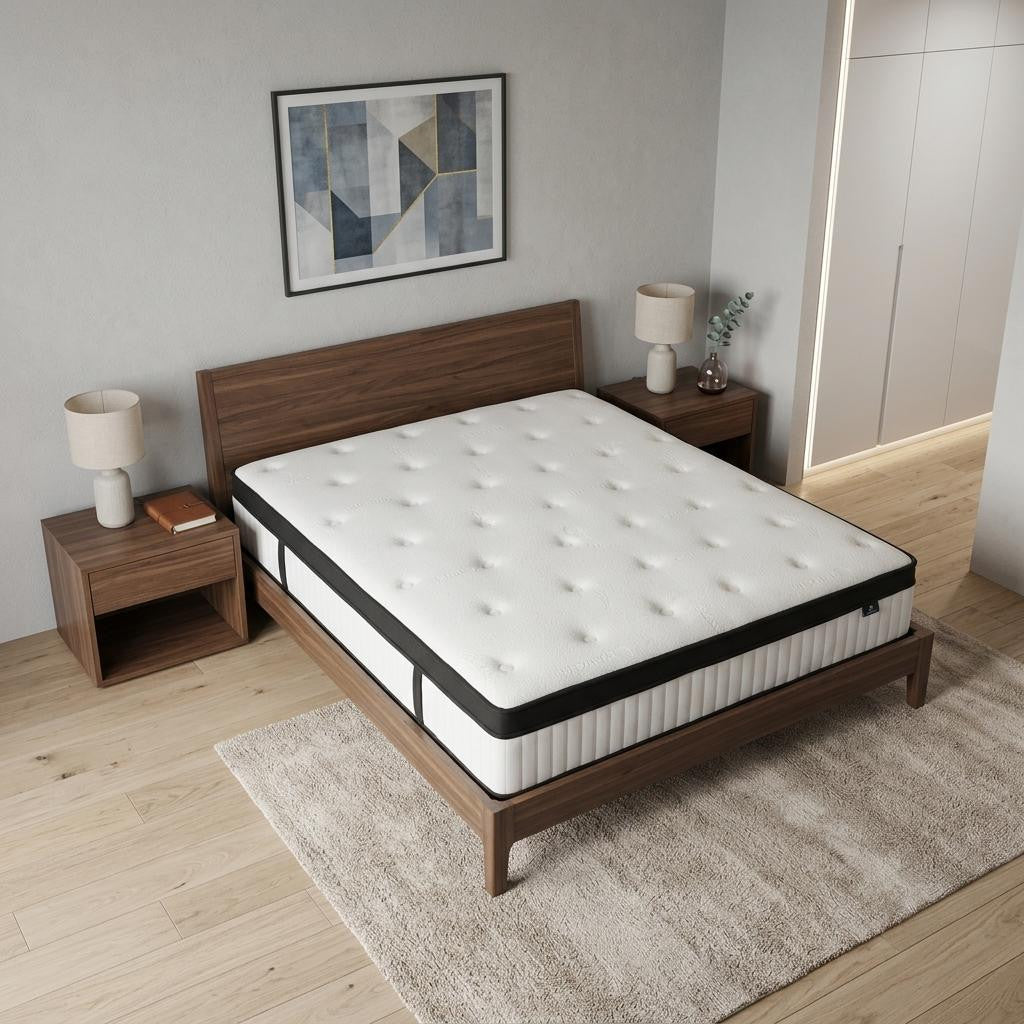 12" Queen Memory Foam Hybrid Mattress