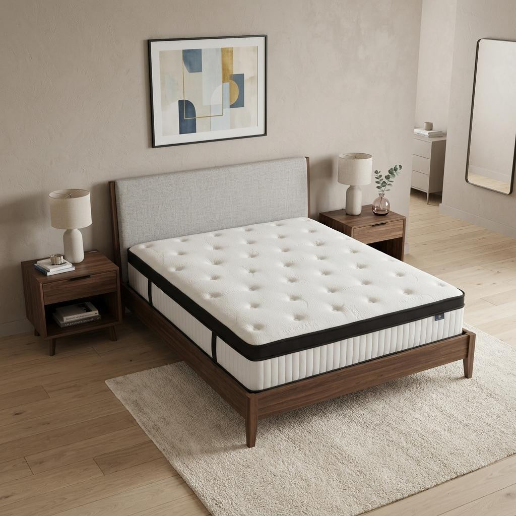 12" King Memory Foam Hybrid Mattress