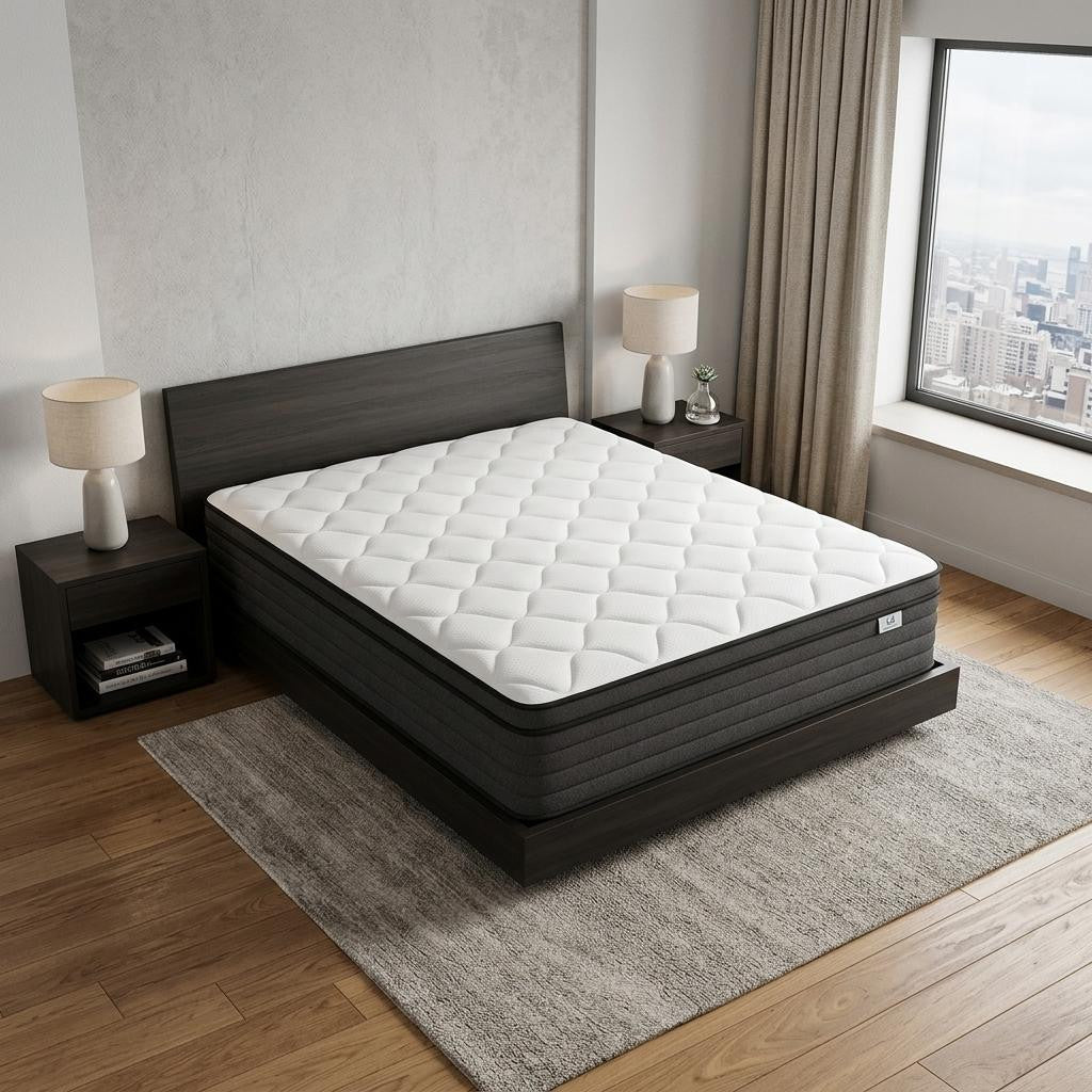 12" King Foam Medium Hybrid Mattress
