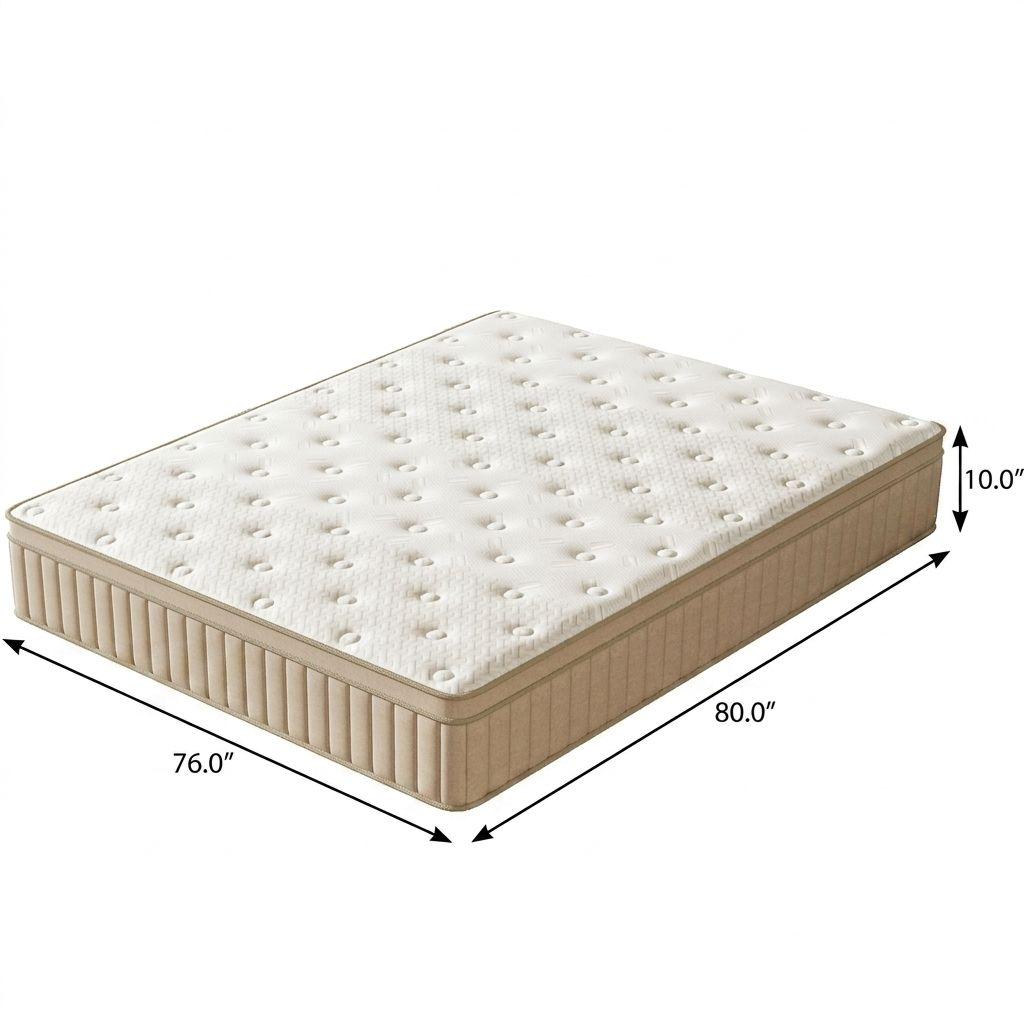 10" King Gel Memory Foam Hybrid Mattress